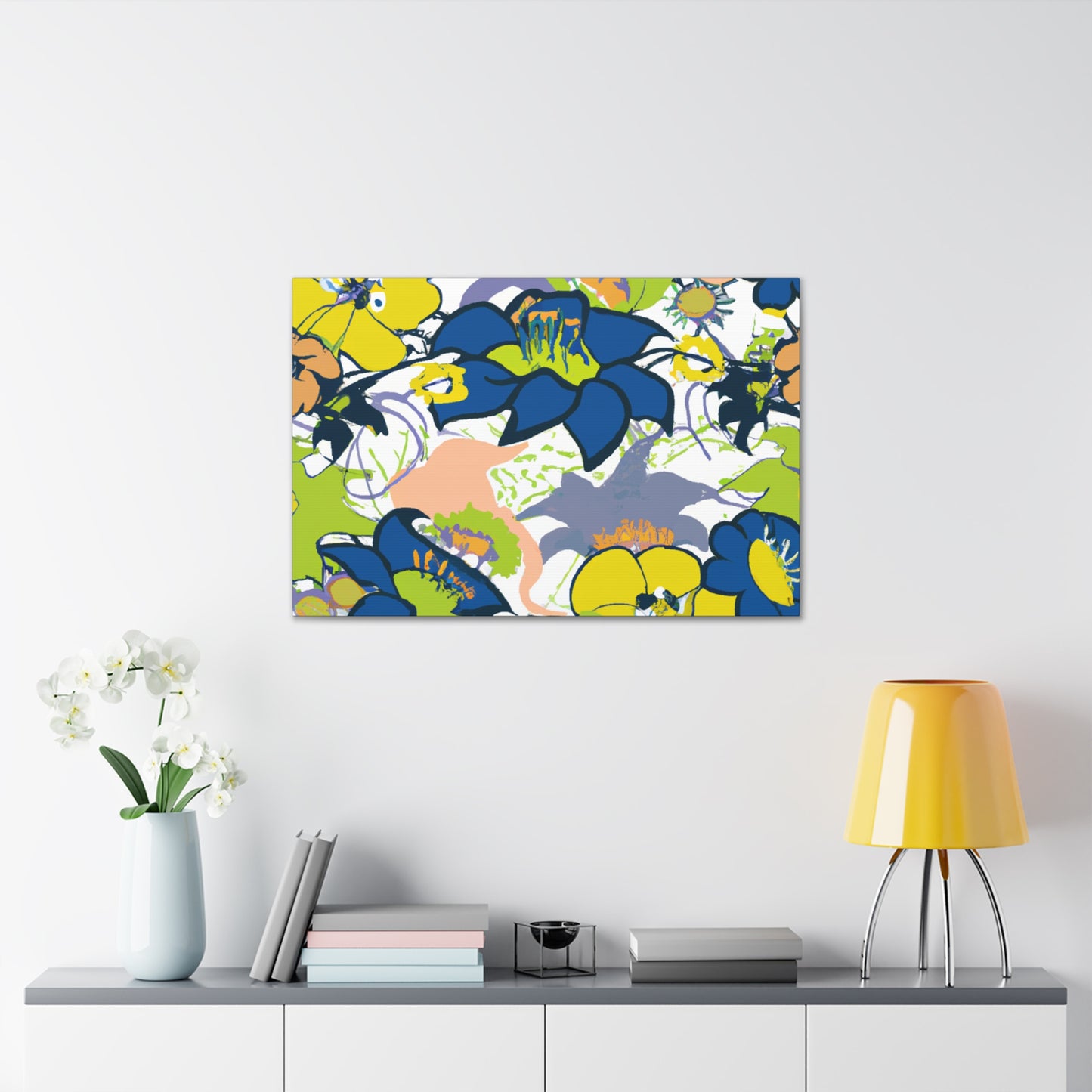 Petal Poetry - Floral Canvas