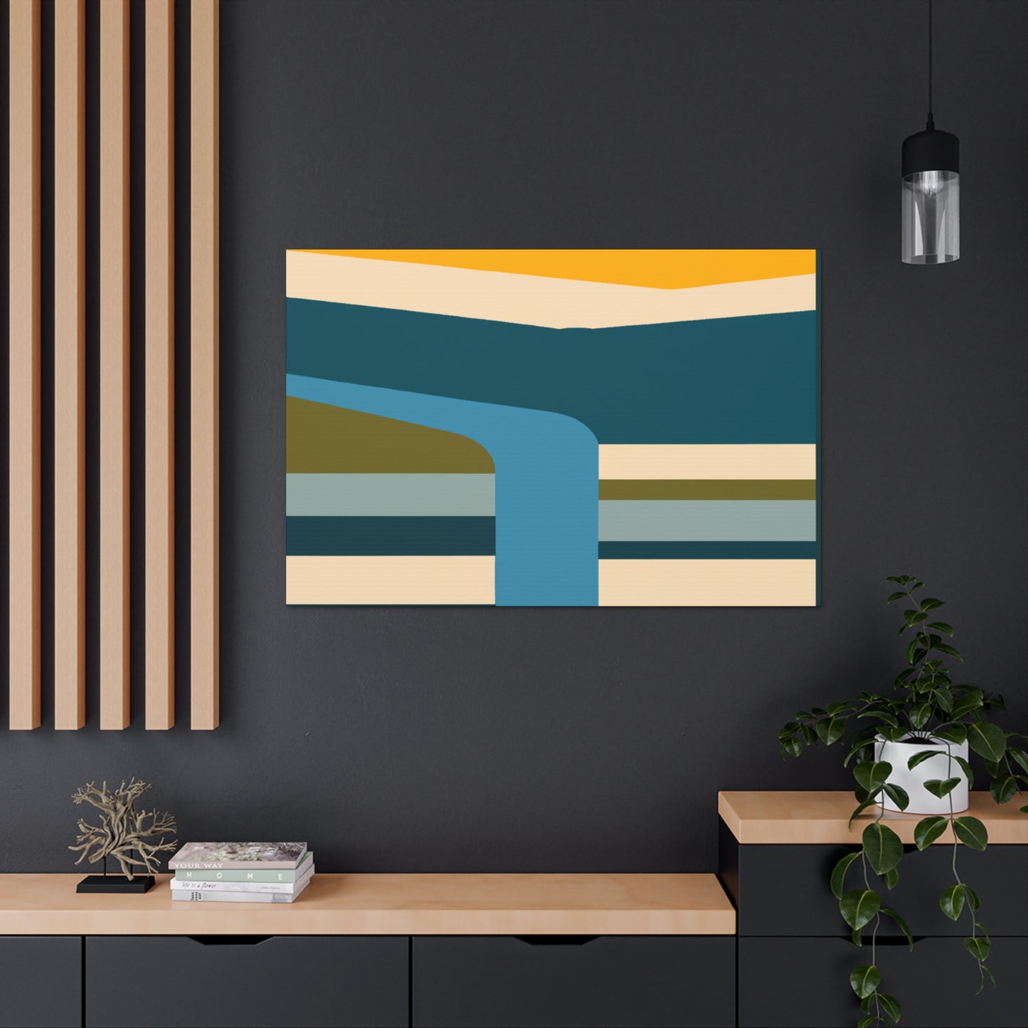 Fawnstripes - Midcentury Canvas