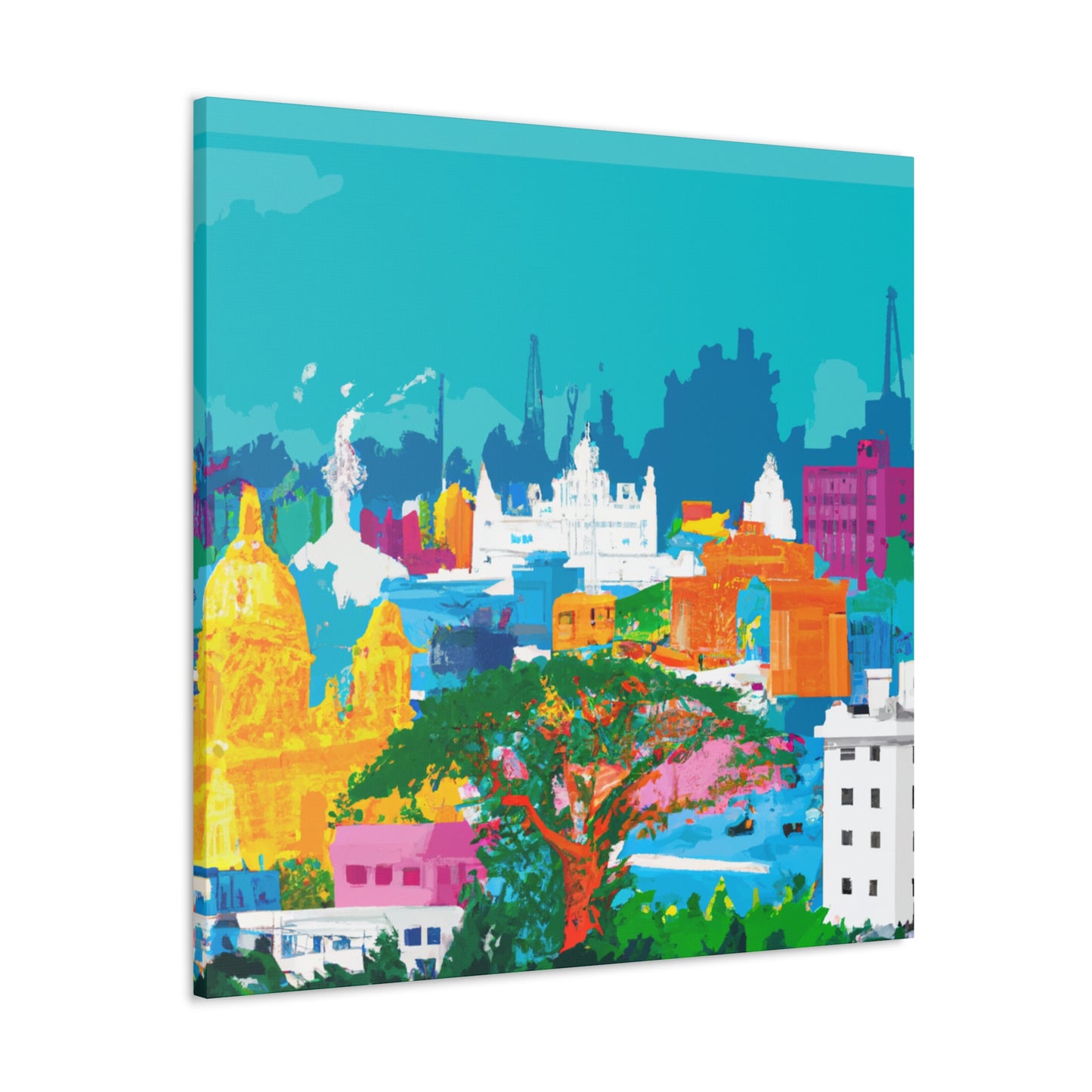 Ajanta Hills - Destination India - Canvas