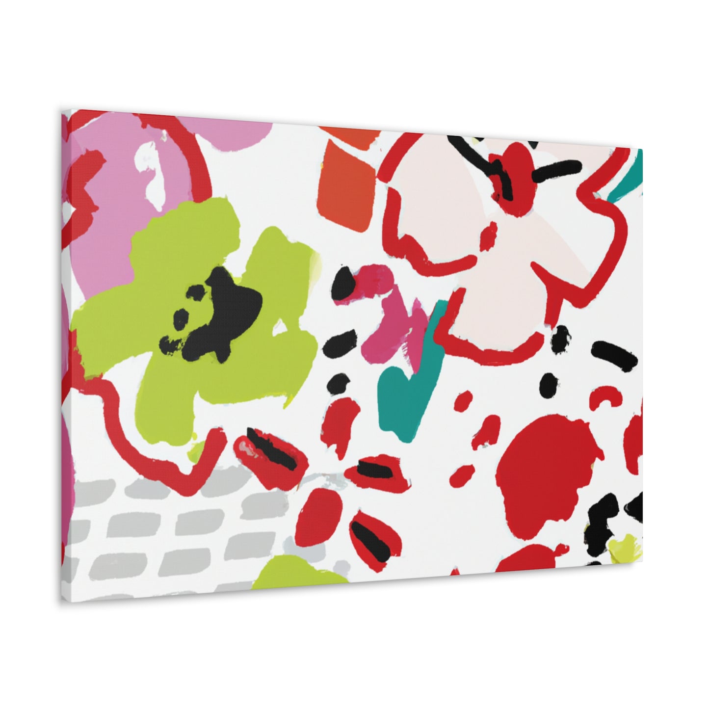 Blossomy - Floral - Canvas