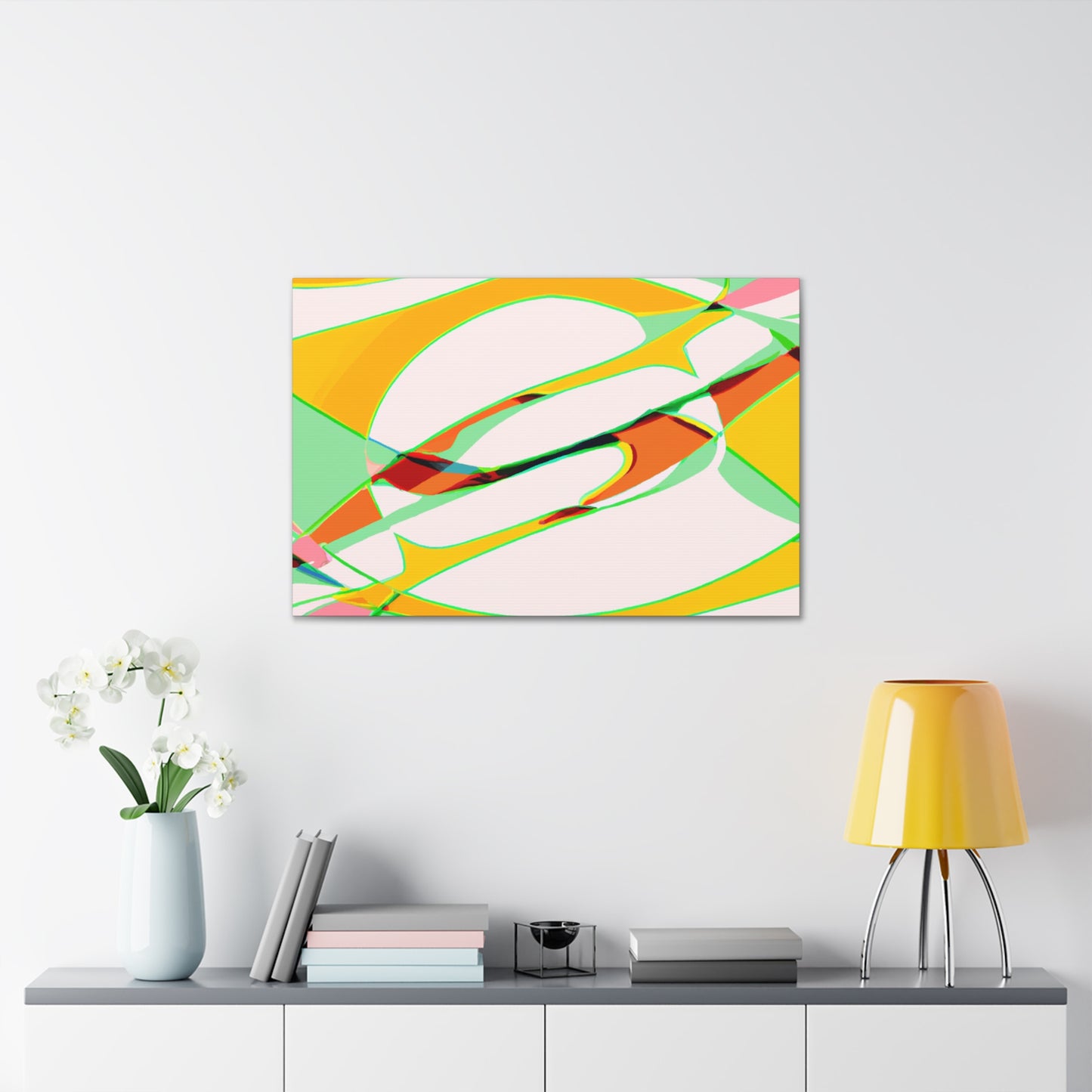 Tealose - Abstract - Canvas