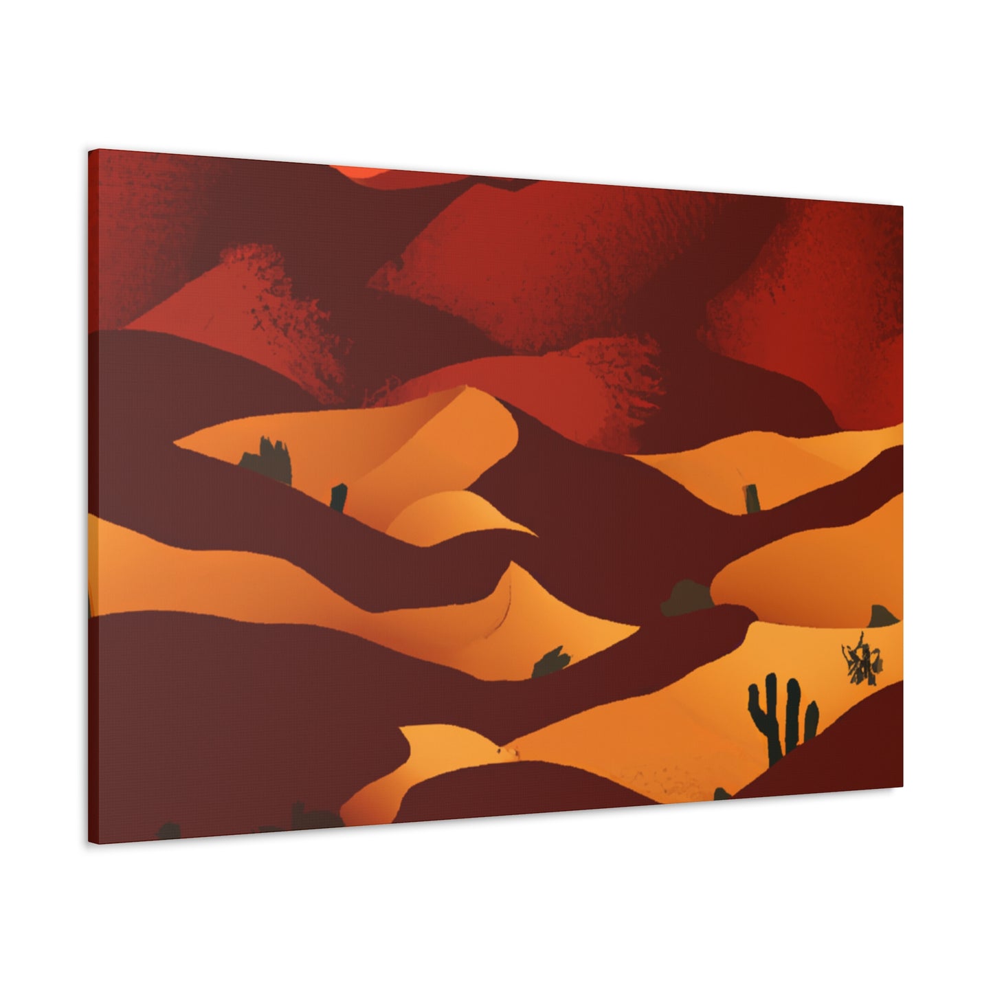 Retro Aesthetic - Vintage Contemporary - Desert - Canvas