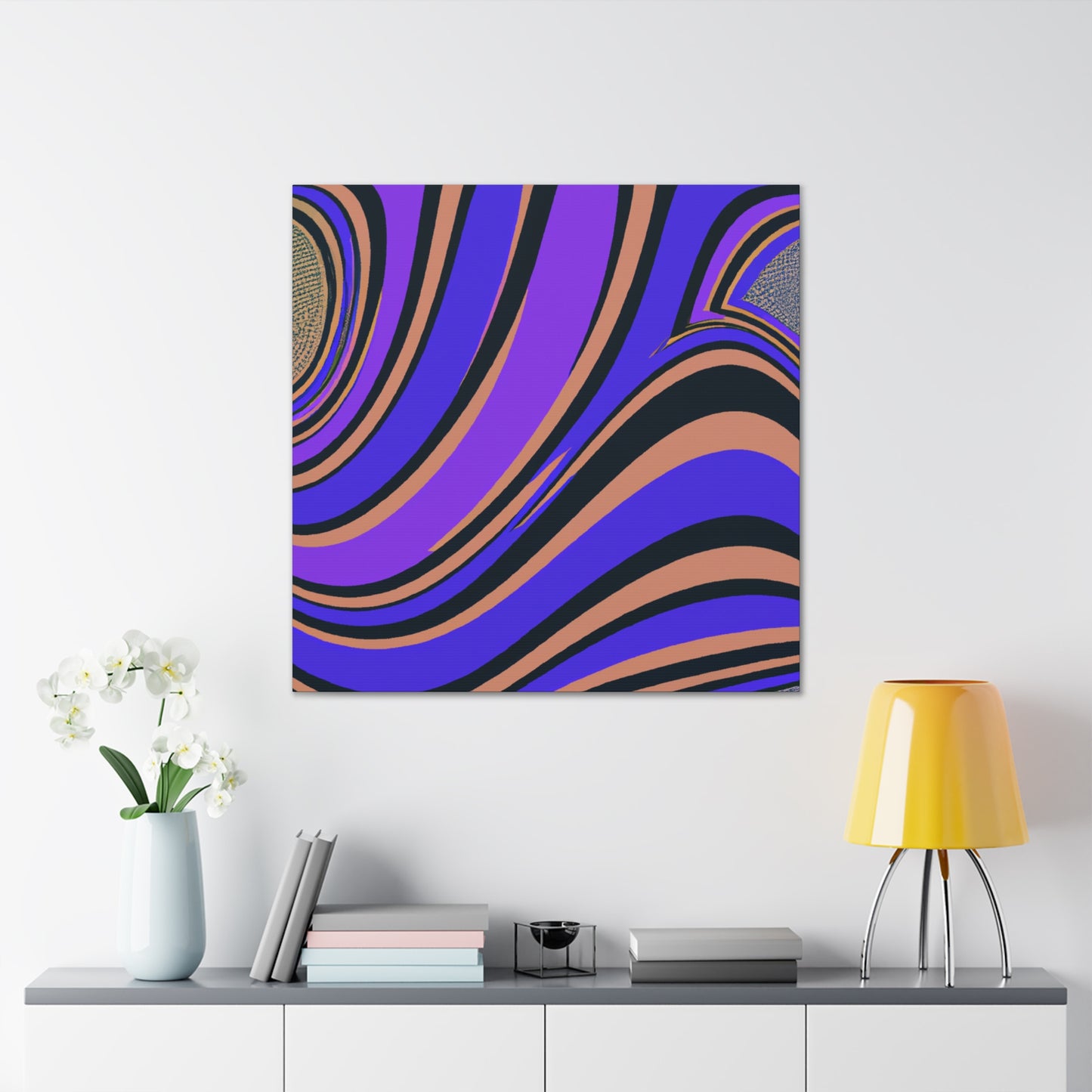 Fluidic Luminescence - Abstract - Canvas