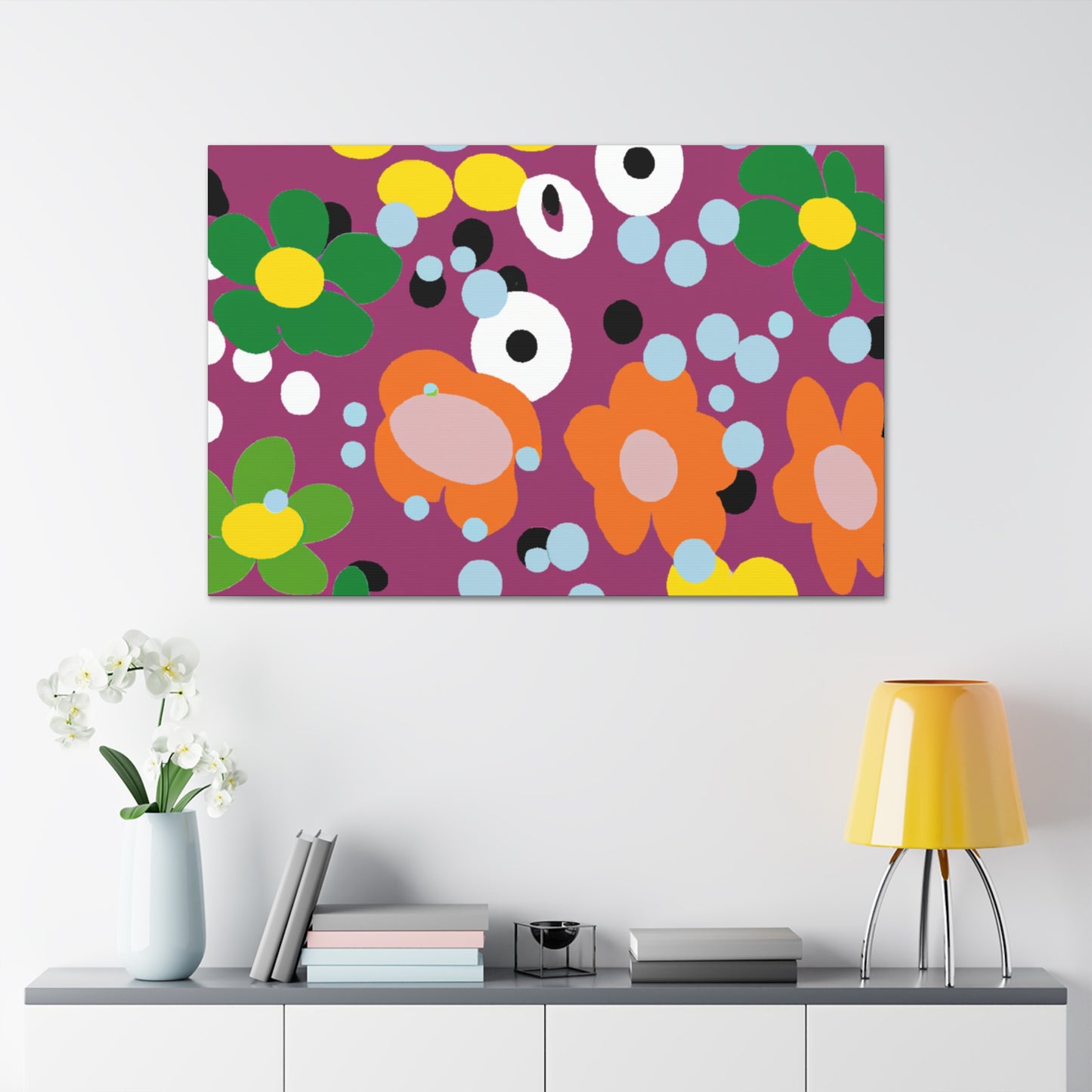 "Floral Fantasia" - Floral Canvas