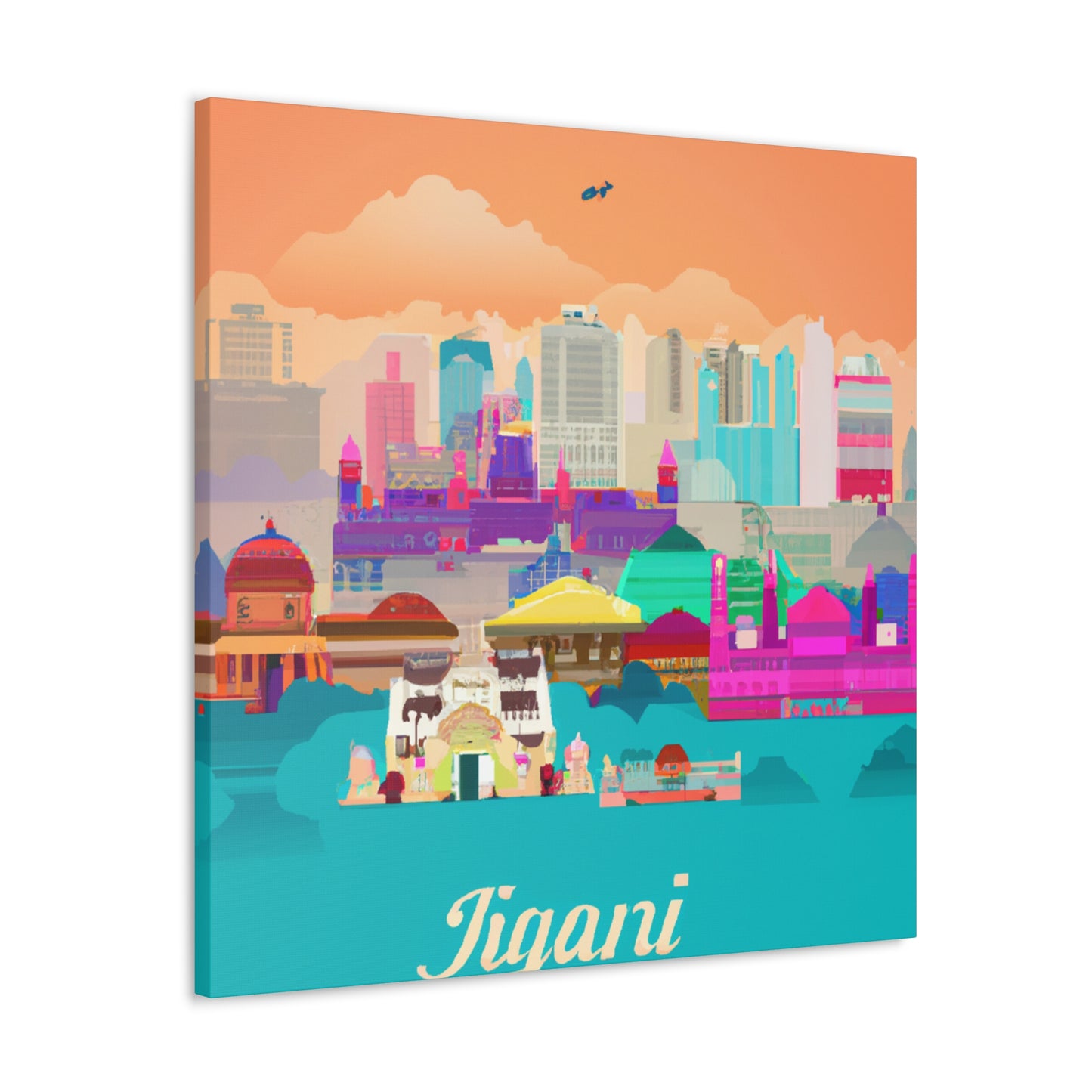 Yogic Landscape - Destination India - Canvas