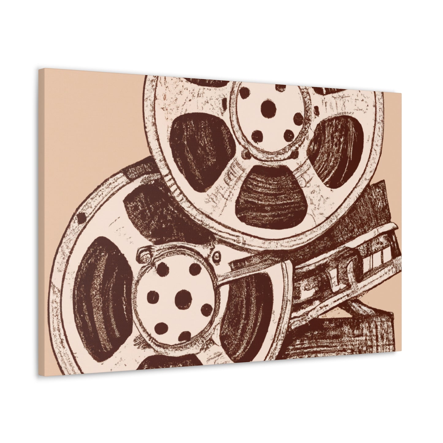 Reel Smashers - Retro Music and Film Canvas
