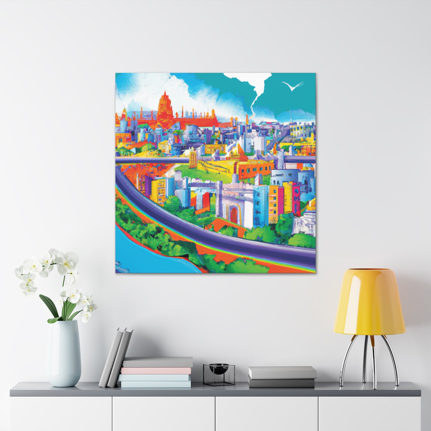 Kaleidoscope of Colors - Destination India - Canvas