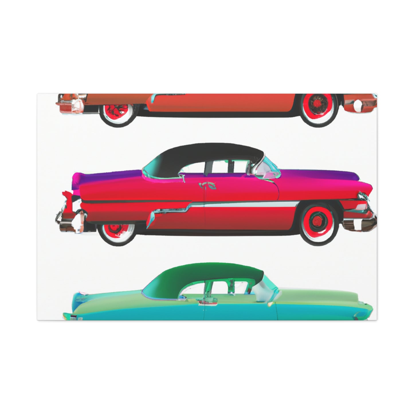 Vintage Valiant - Automobile - Canvas