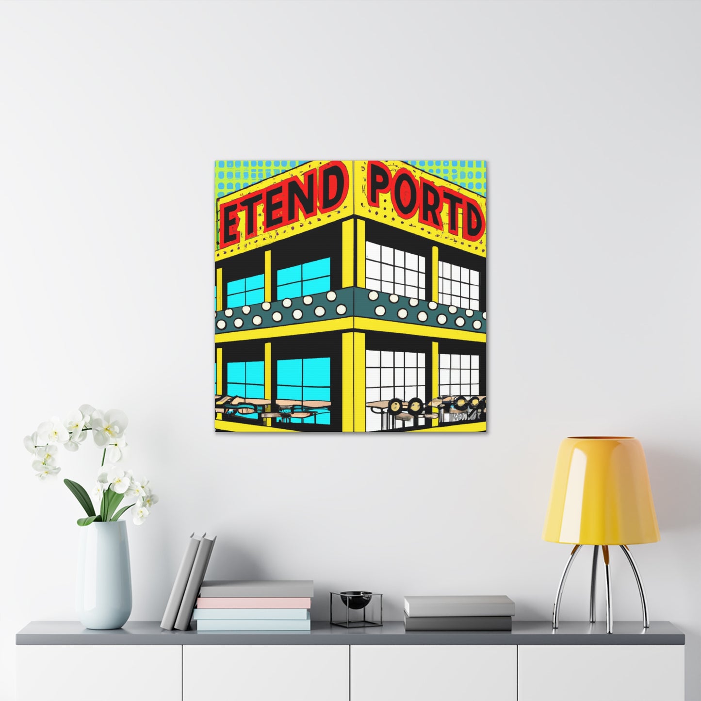 The Rocket Cafe. - Canvas Pop Art