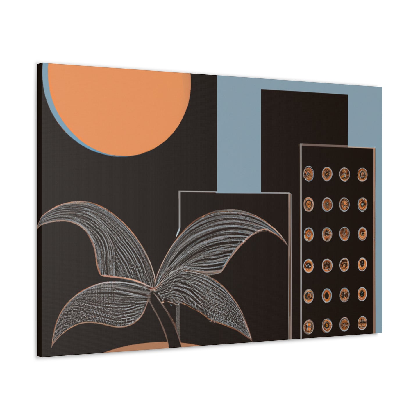 Dark Lovely - Midcentury Canvas
