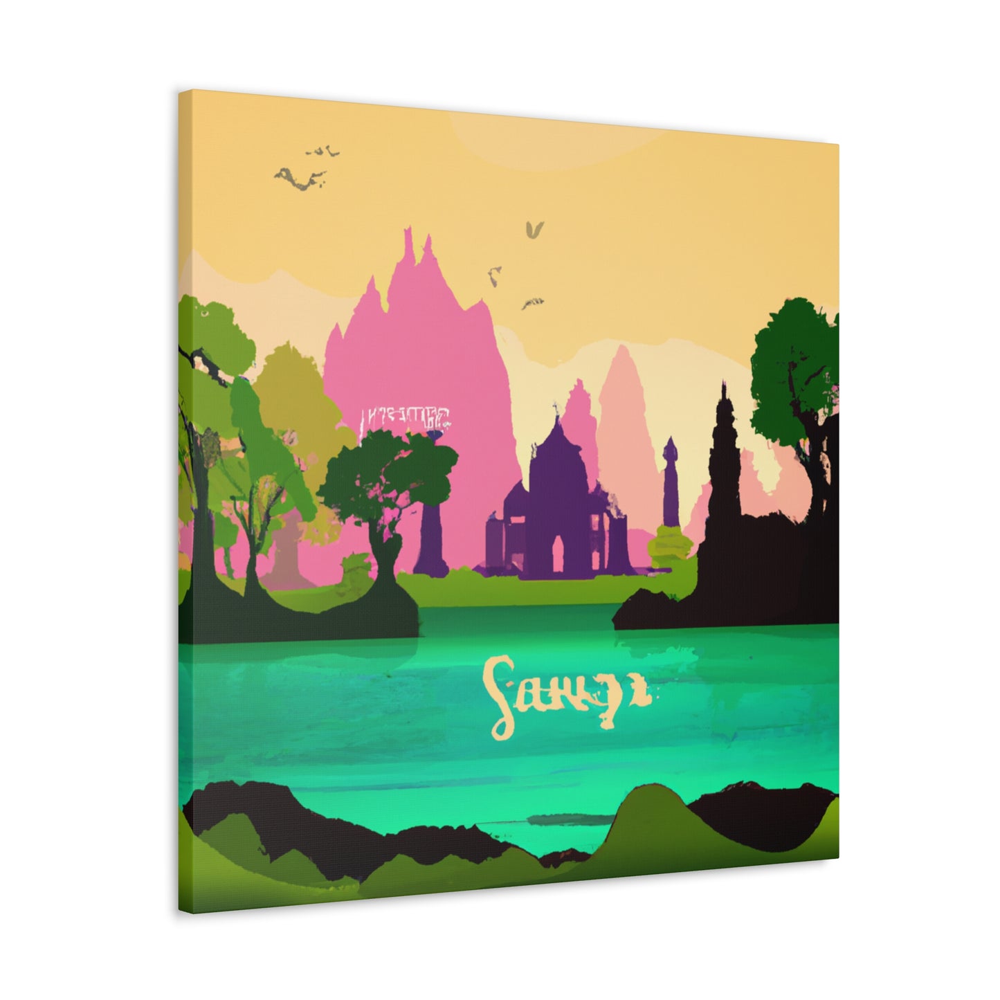 Taj Mahal - Destination India - Canvas