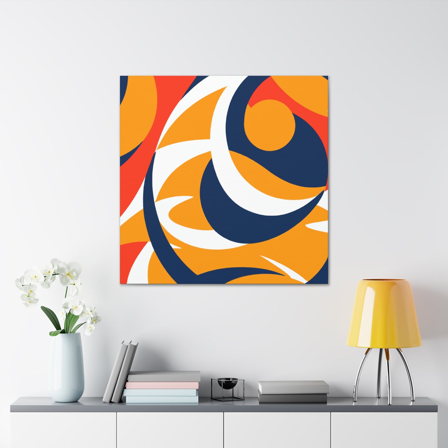 "Grandeur Zen- Midcentury" - Canvas