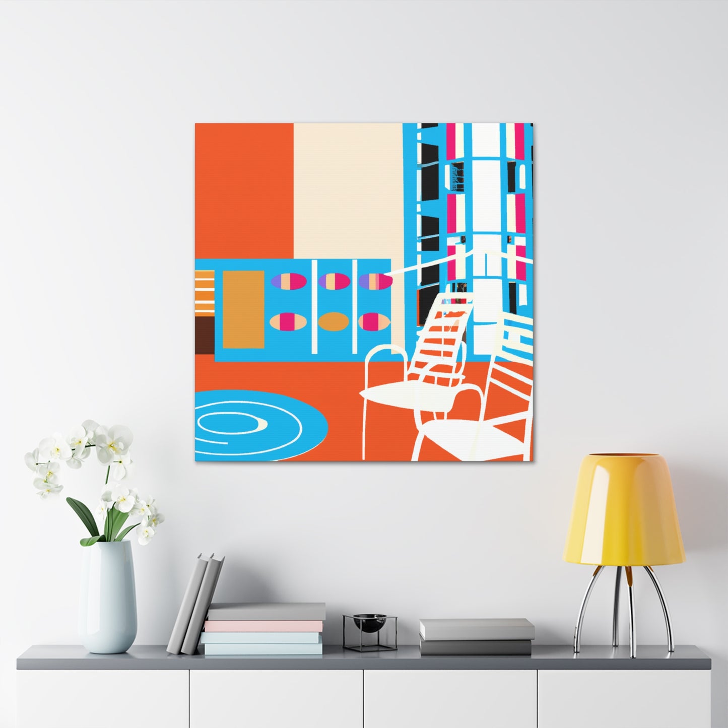 Zen Space - Midcentury - Canvas