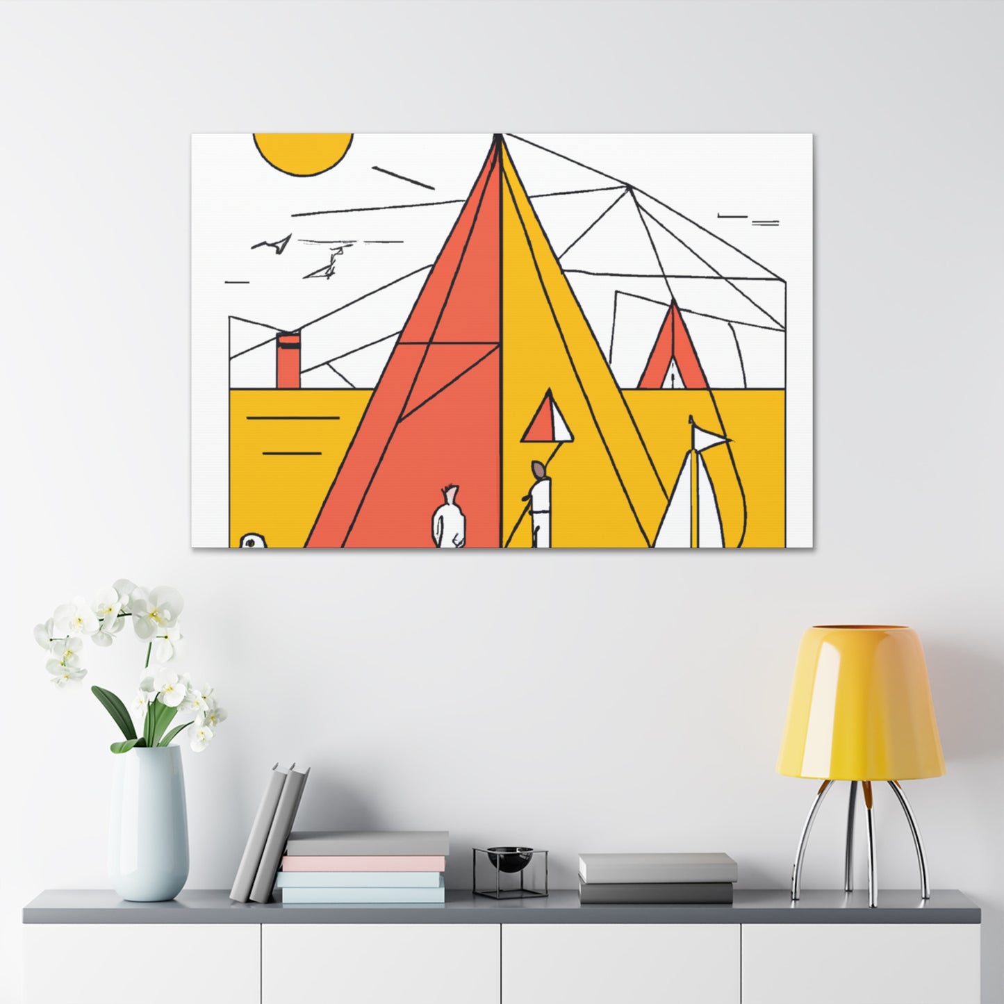 Stillness Abound - Minimalism - Canvas