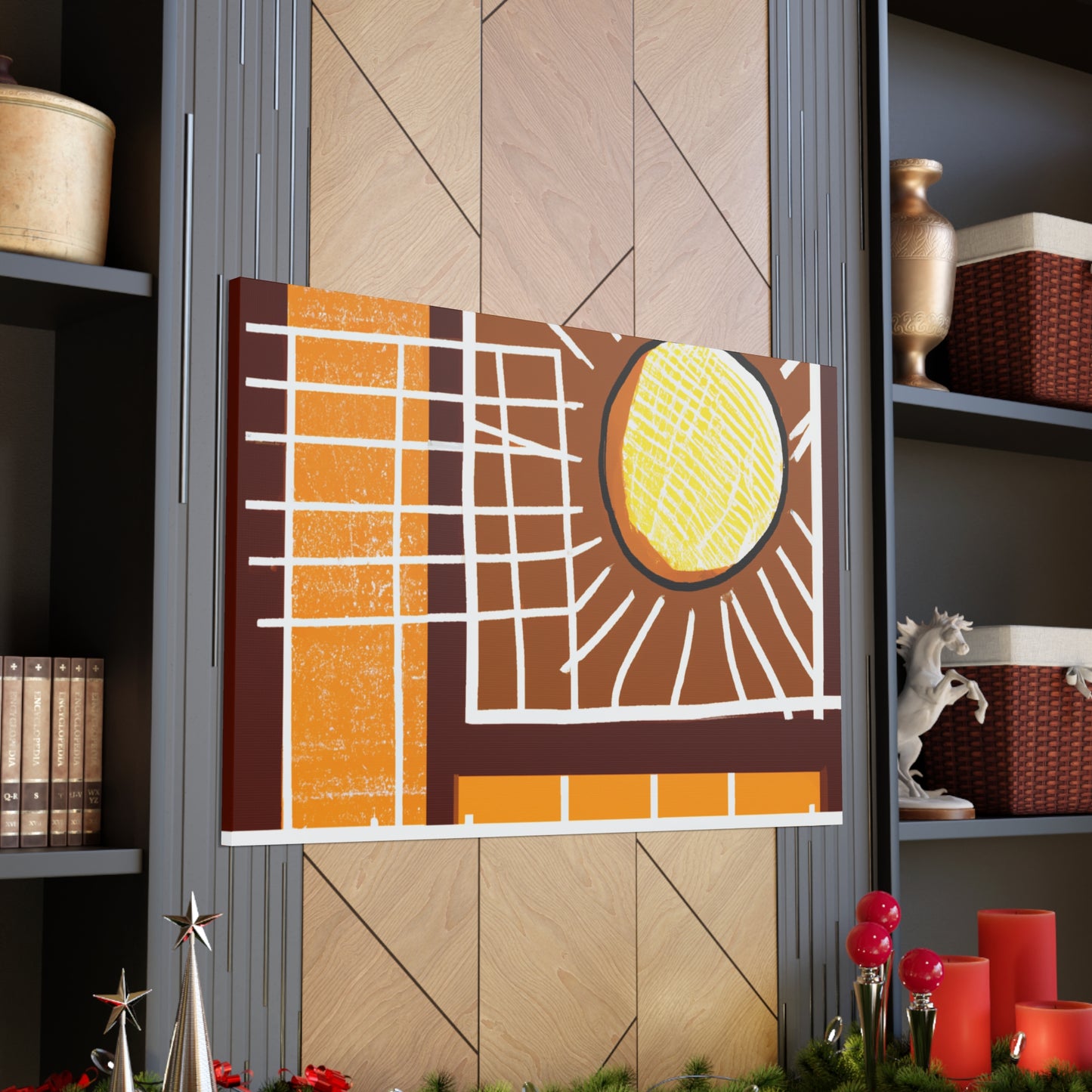 Pow!- Midcentury Canvas
