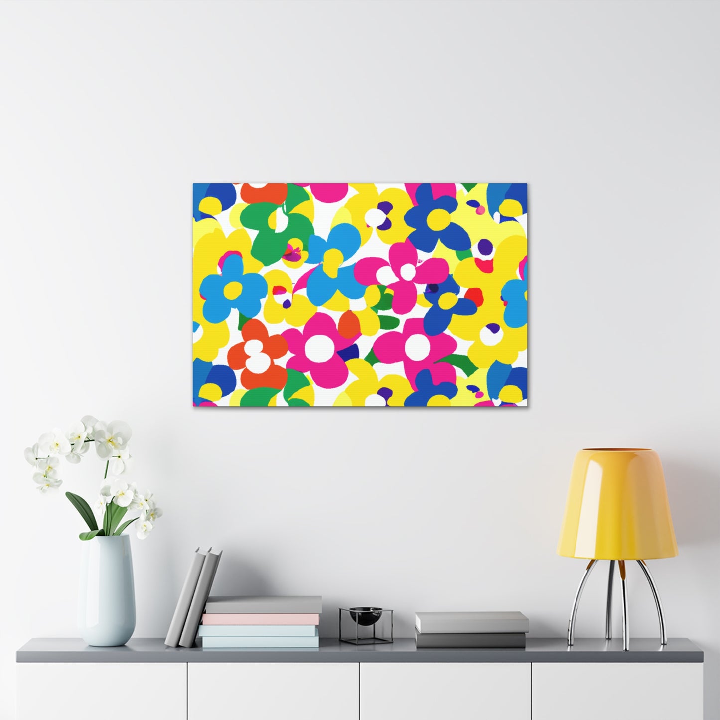 Floral Facets - Floral Canvas