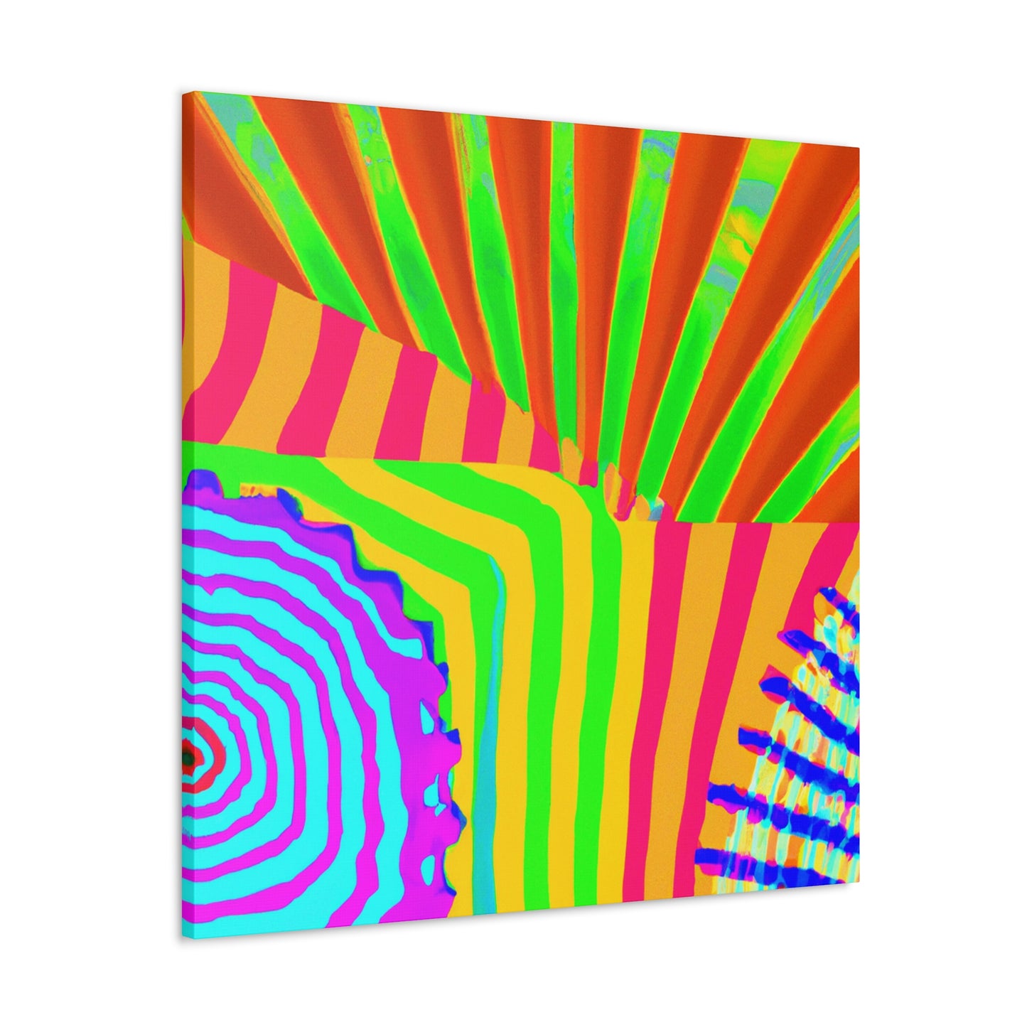 Aqua Luminesce - Abstract - Canvas