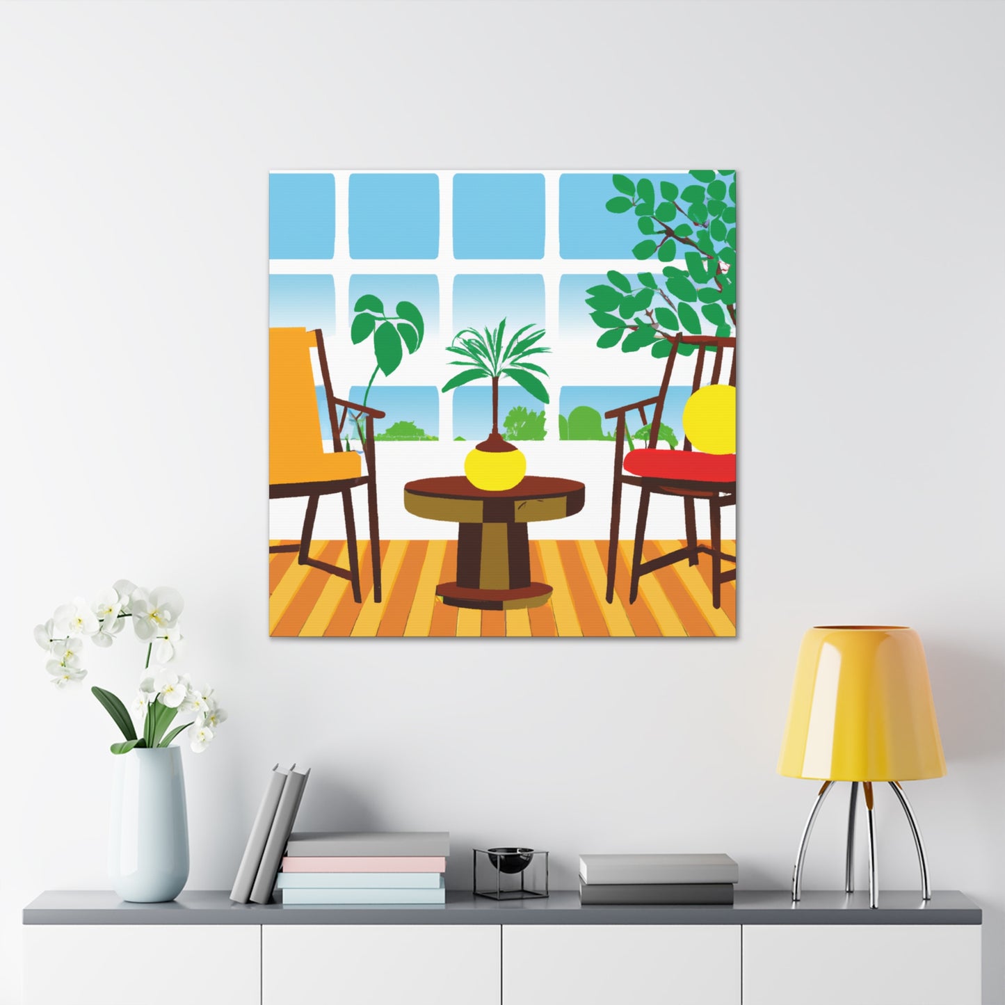 Vibrance Vibe- Midcentury - Canvas