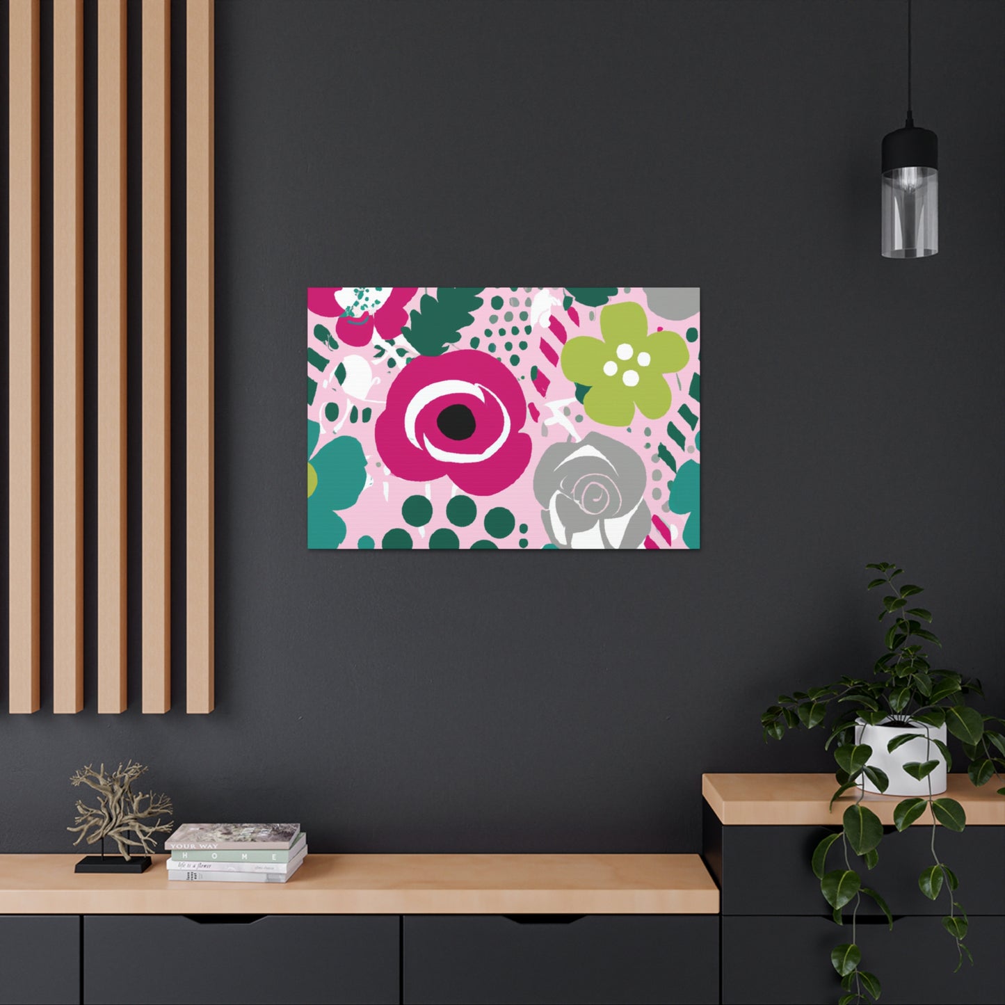 "Floral Fervor" - Floral Canvas