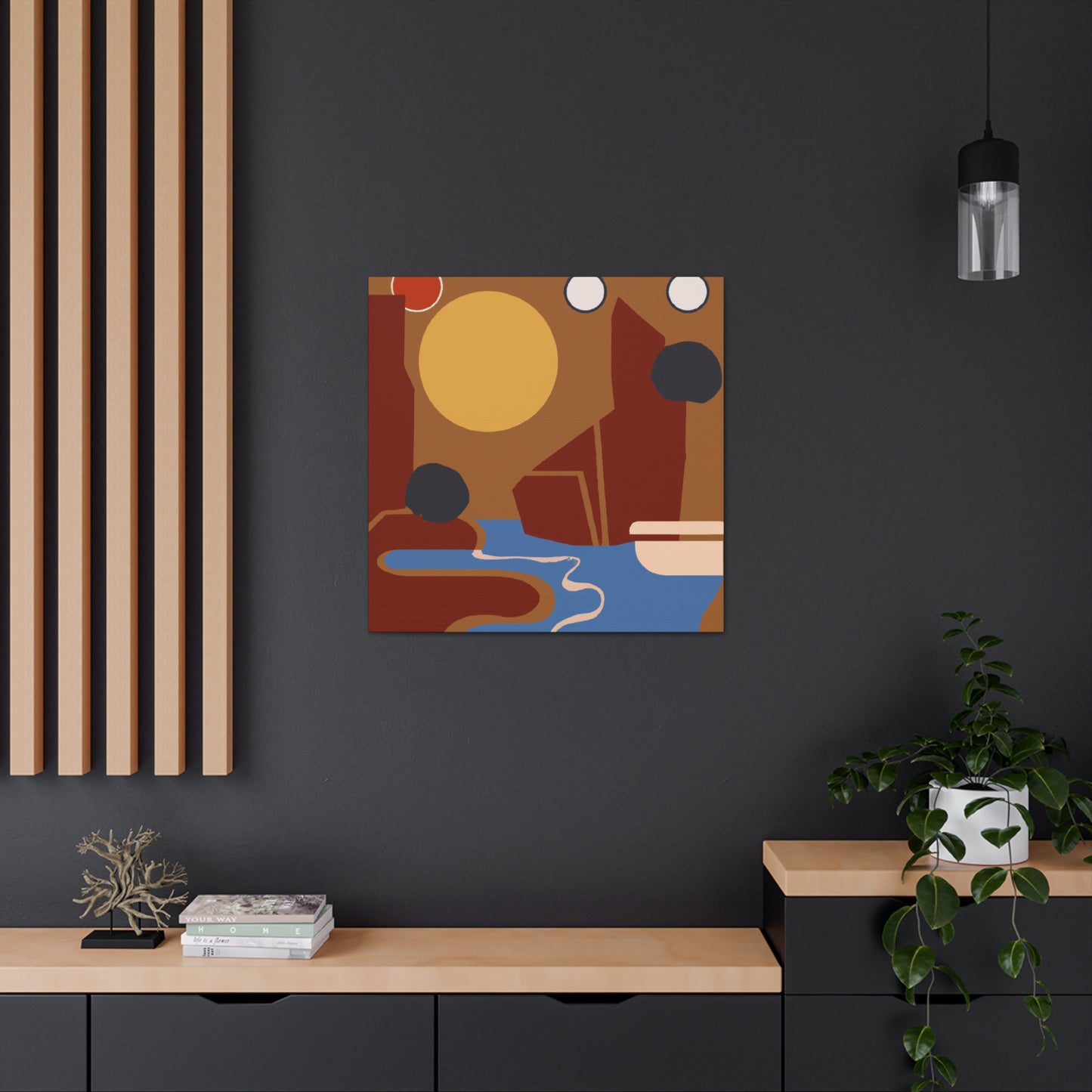 Private Time - Midcentury Canvas