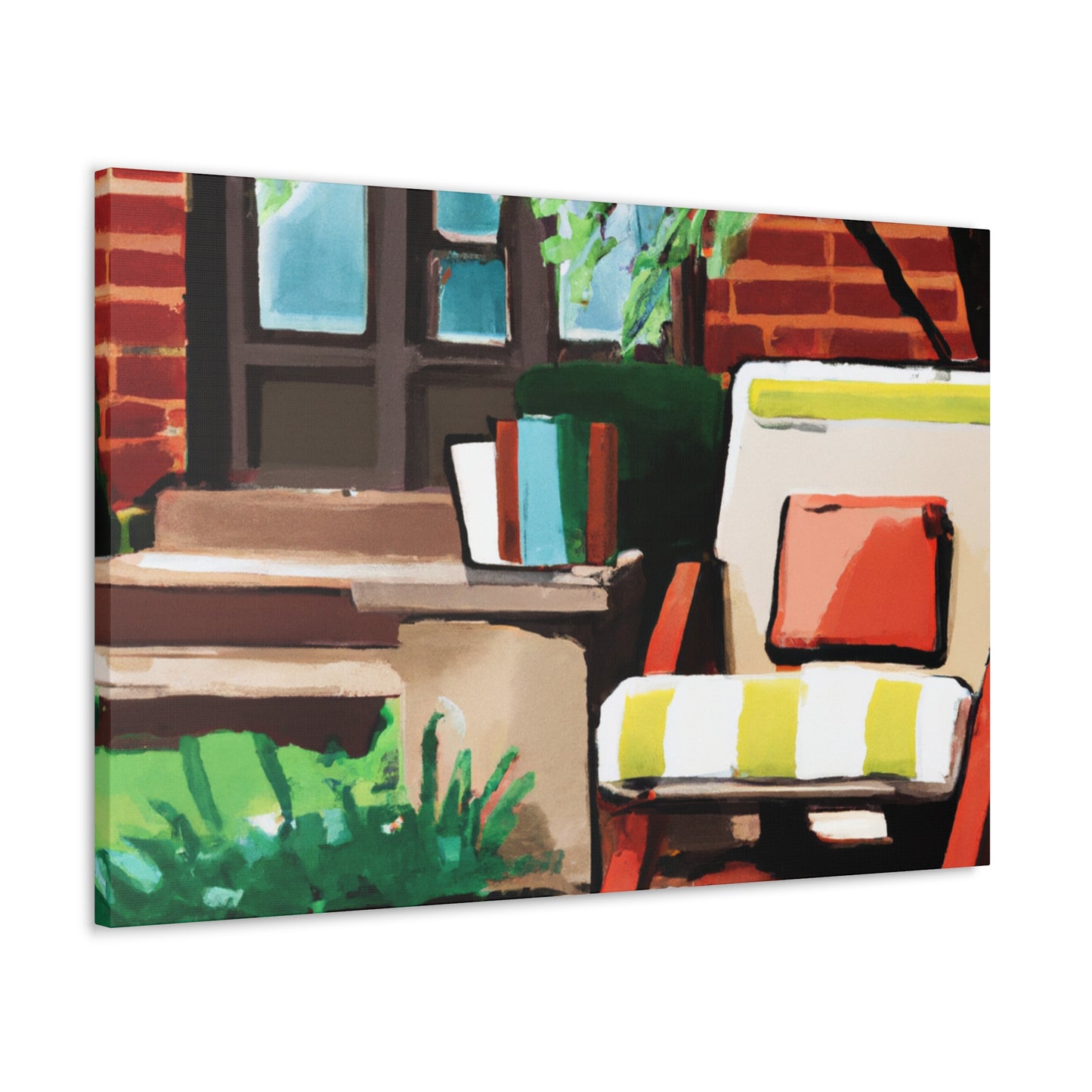 "Cheery Bliss- Midcentury" - Canvas