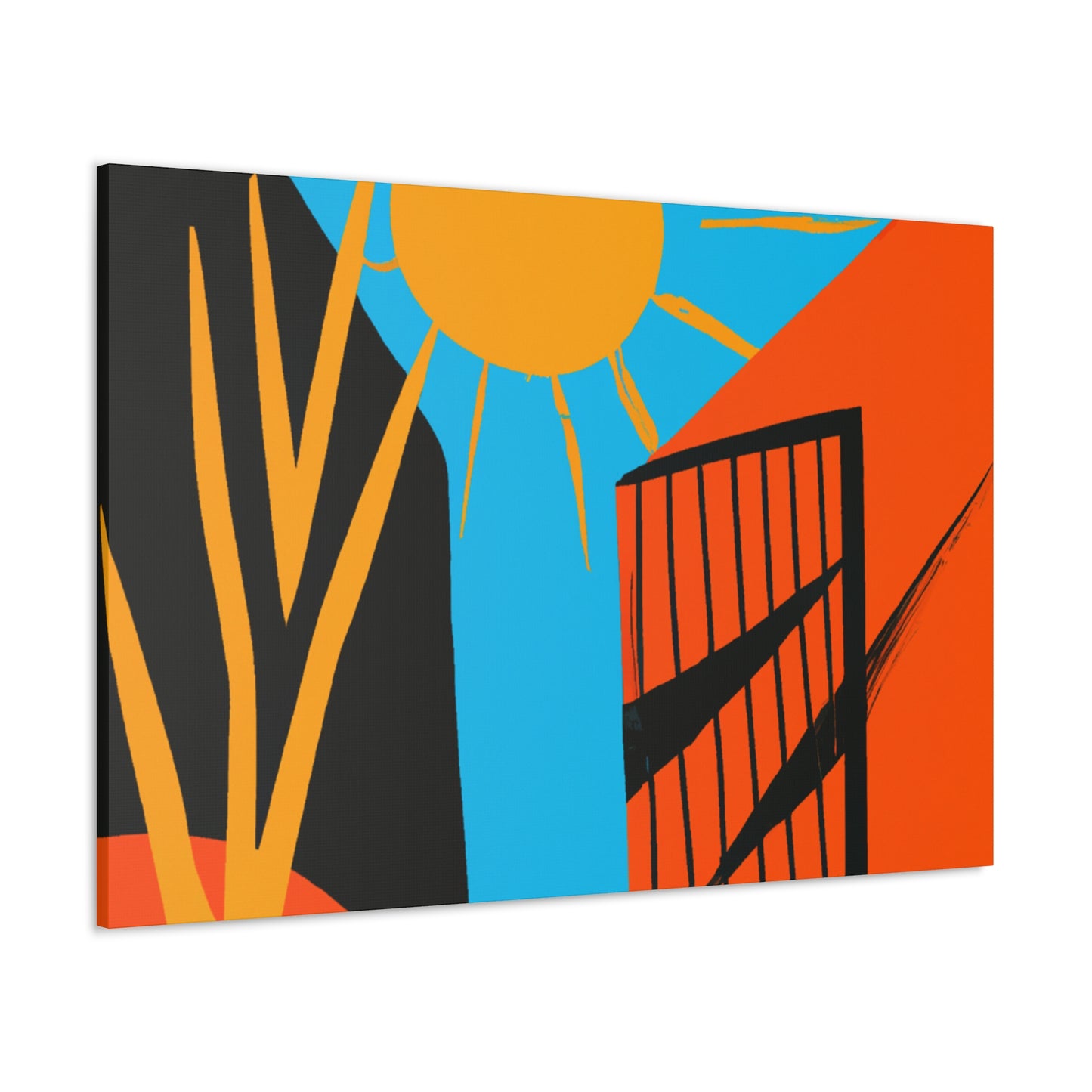 Rusty Reflection- Midcentury - Canvas