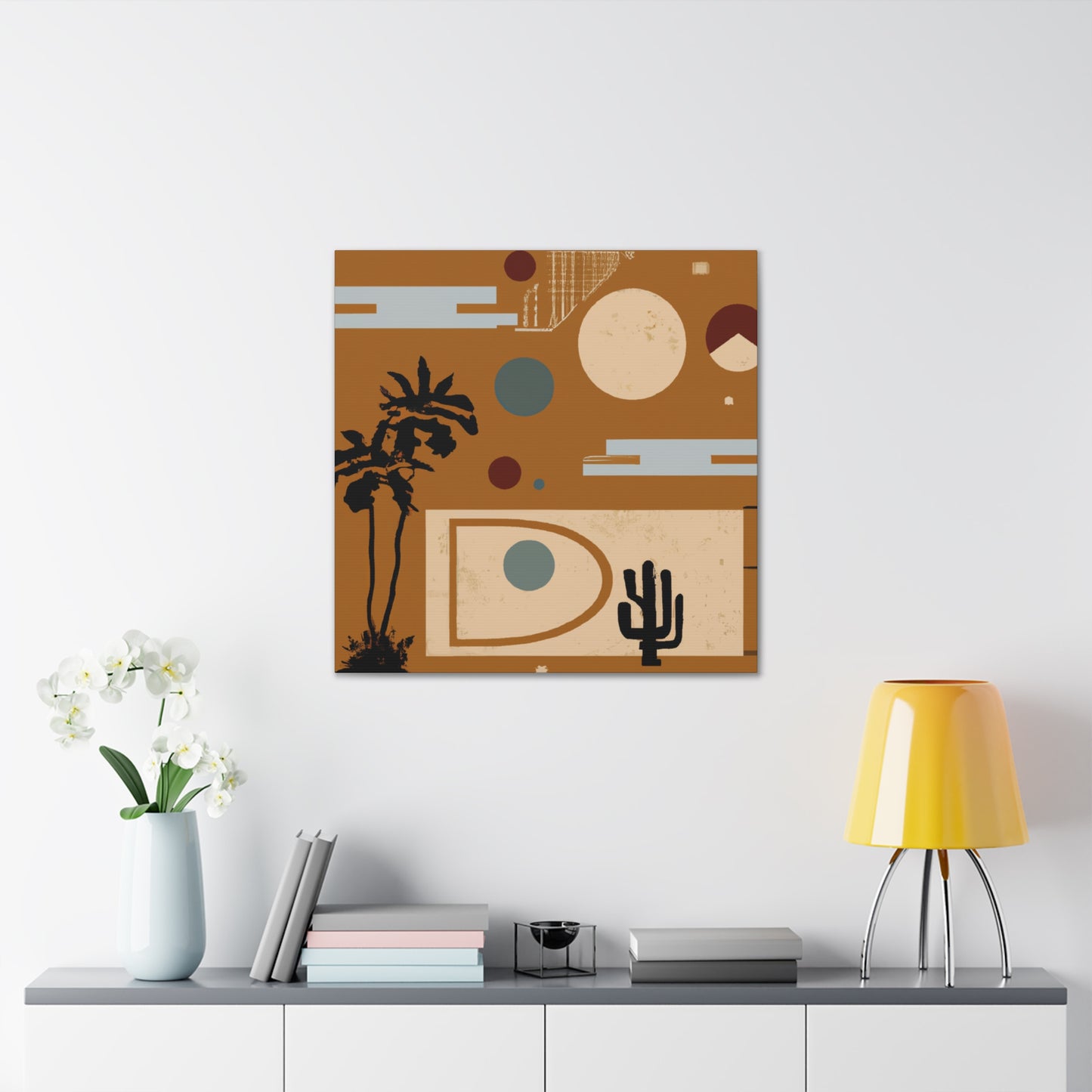 Bird's Eye Glimpse - Midcentury - Canvas