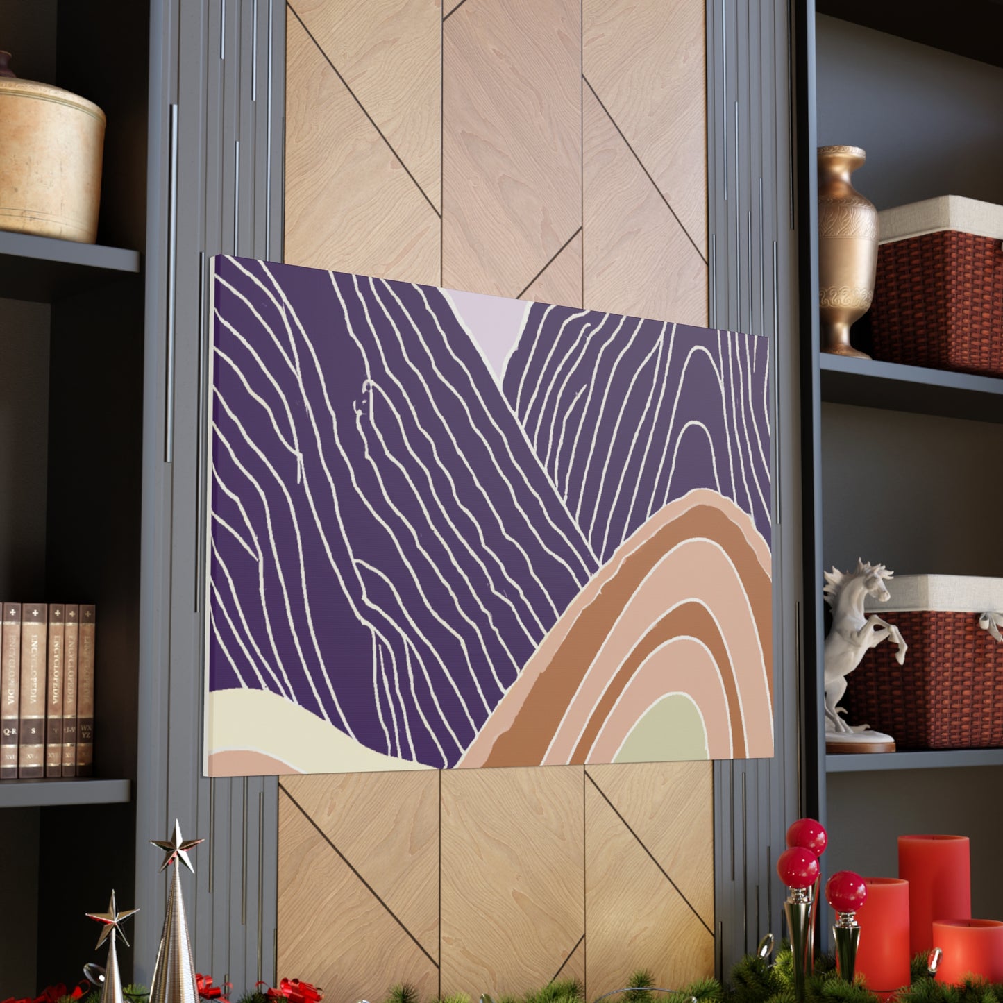 PurpleHills- Midcentury Canvas