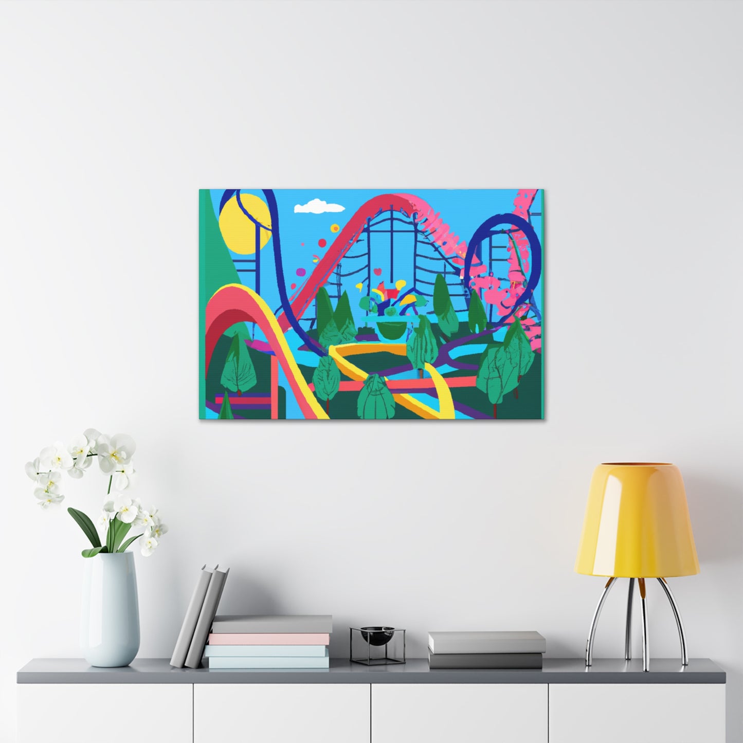 Gardengate - Landscape - Amusement - Canvas