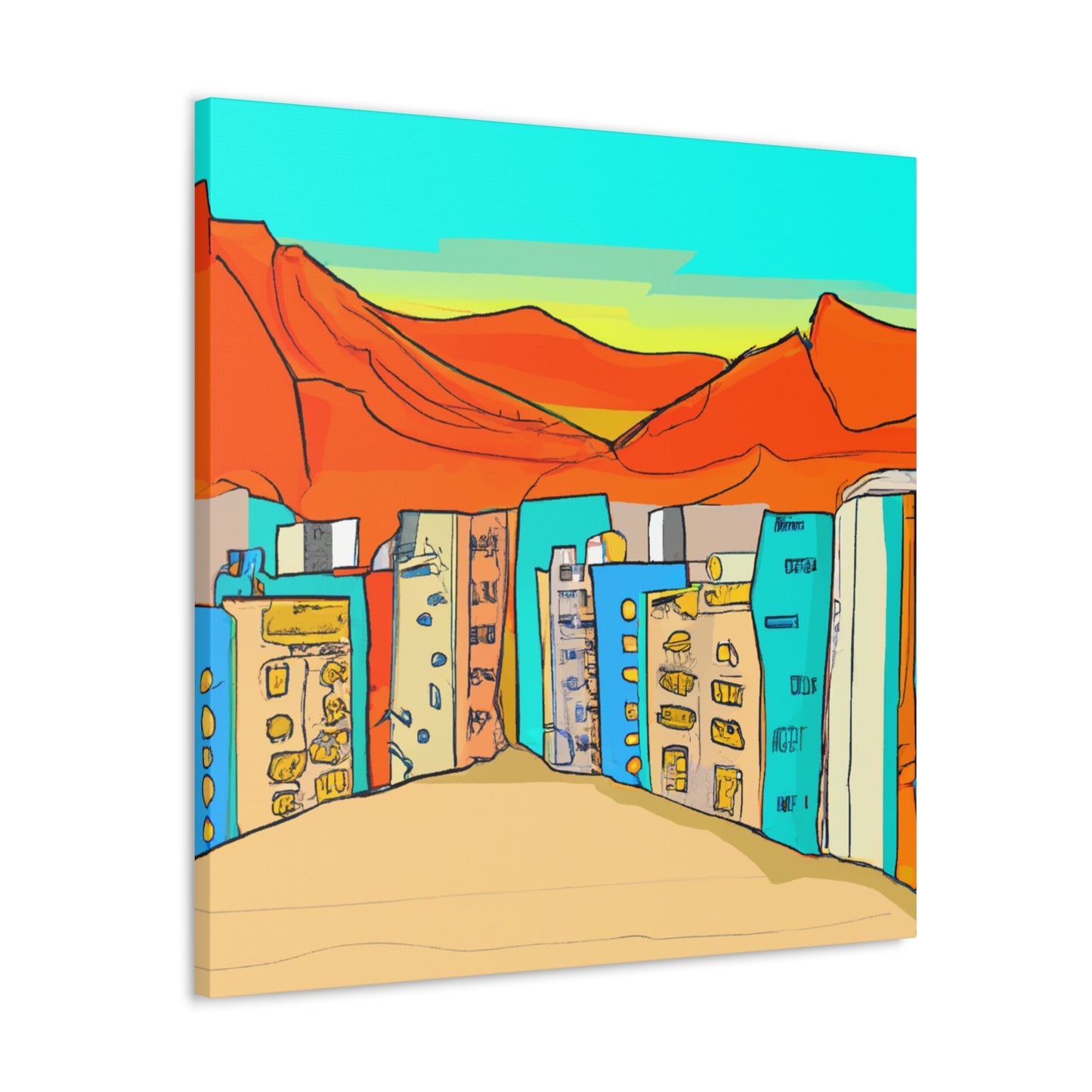 Dune Dweller - Architectural - Canvas