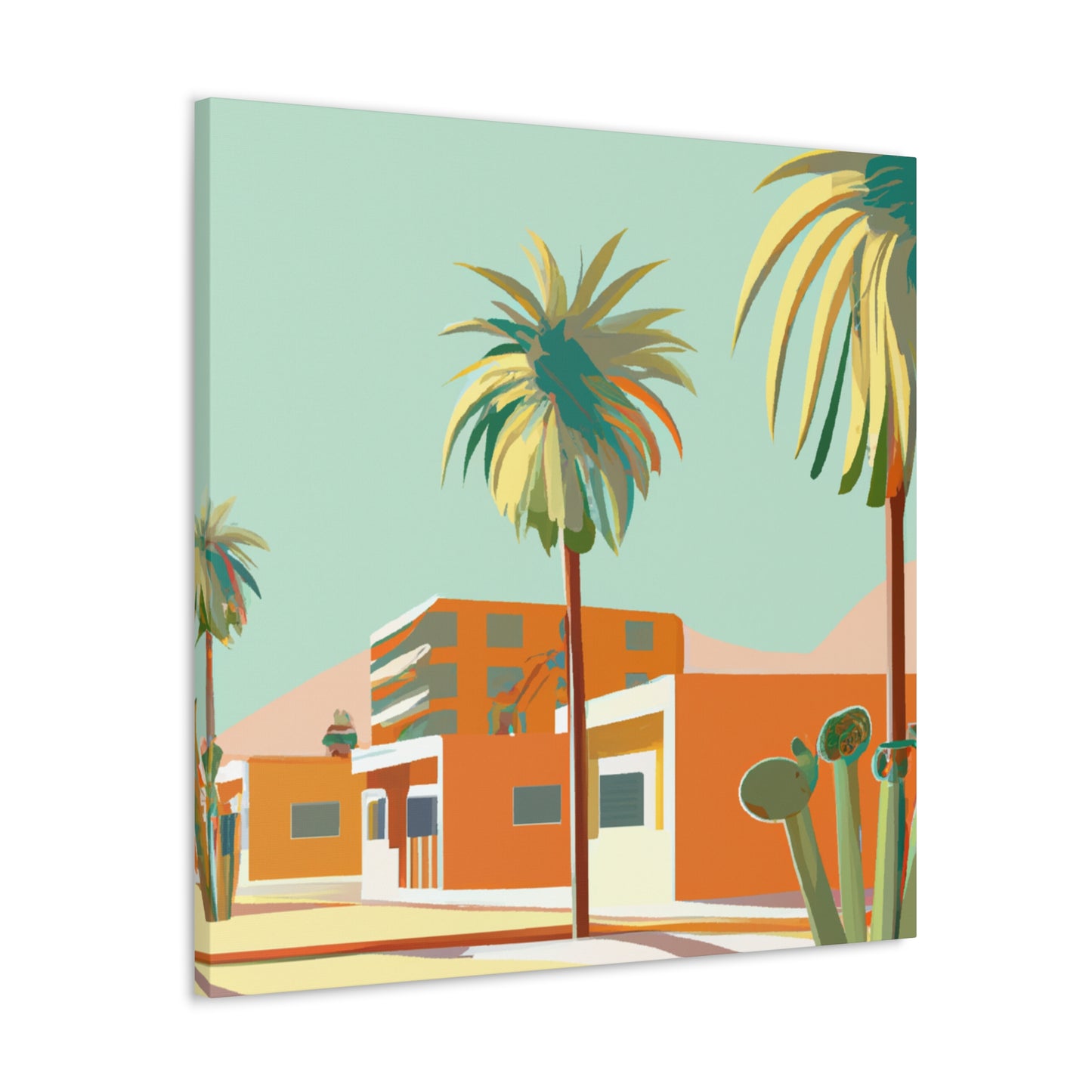 Sahara Splendor - Architectural - Canvas