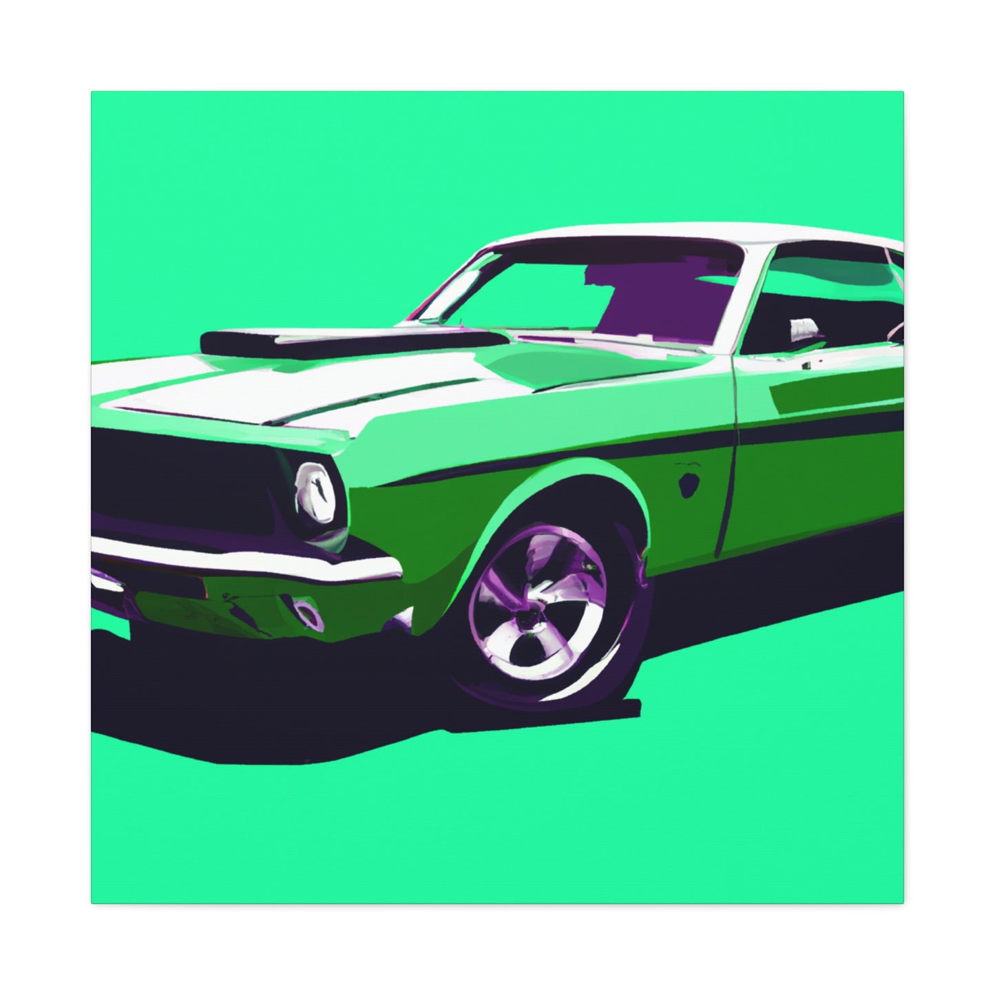 Rusty Ratrod - Automobile - Canvas