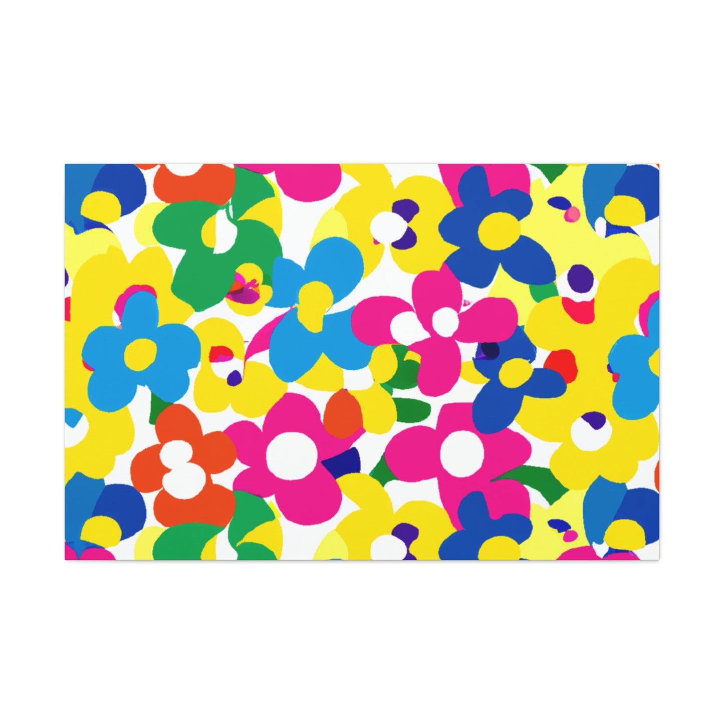 Floral Facets - Floral Canvas