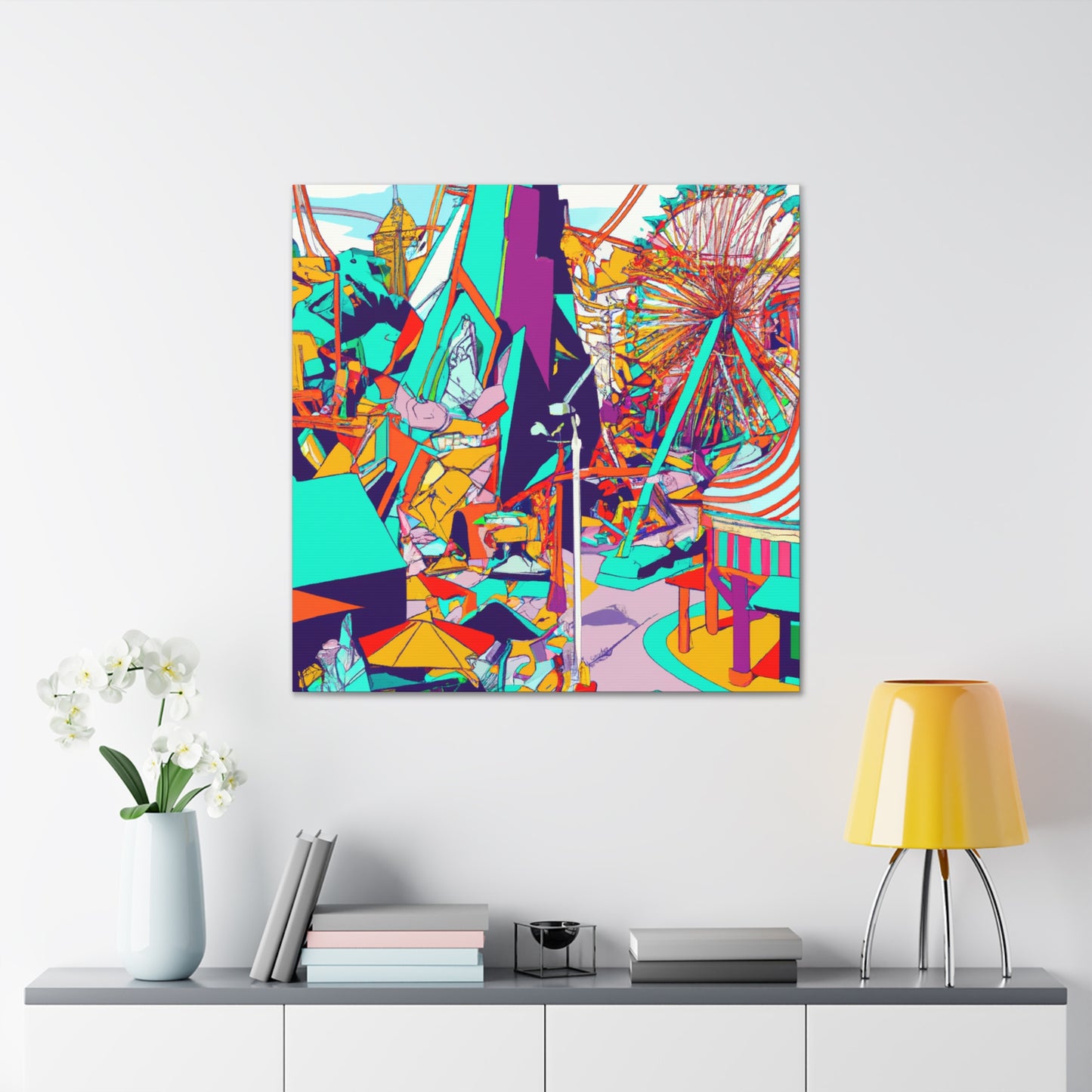 The Grand Carousel - Amusement - Canvas