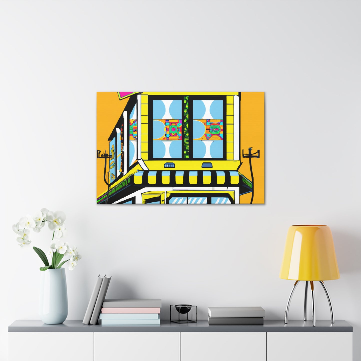 Moonshine Milkshake Parlor - Canvas - Pop Art