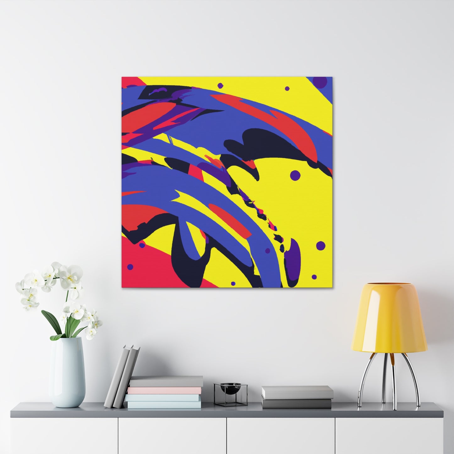 Lime Eden - Abstract - Canvas