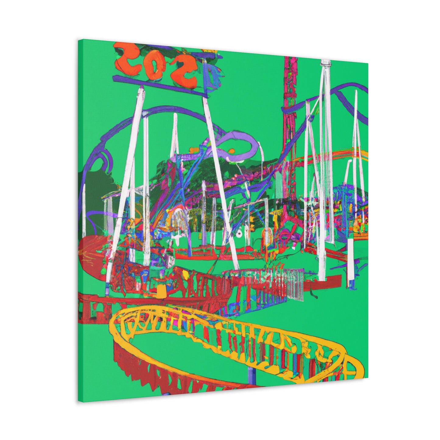 Fiesta Frenzy - Amusement - Canvas