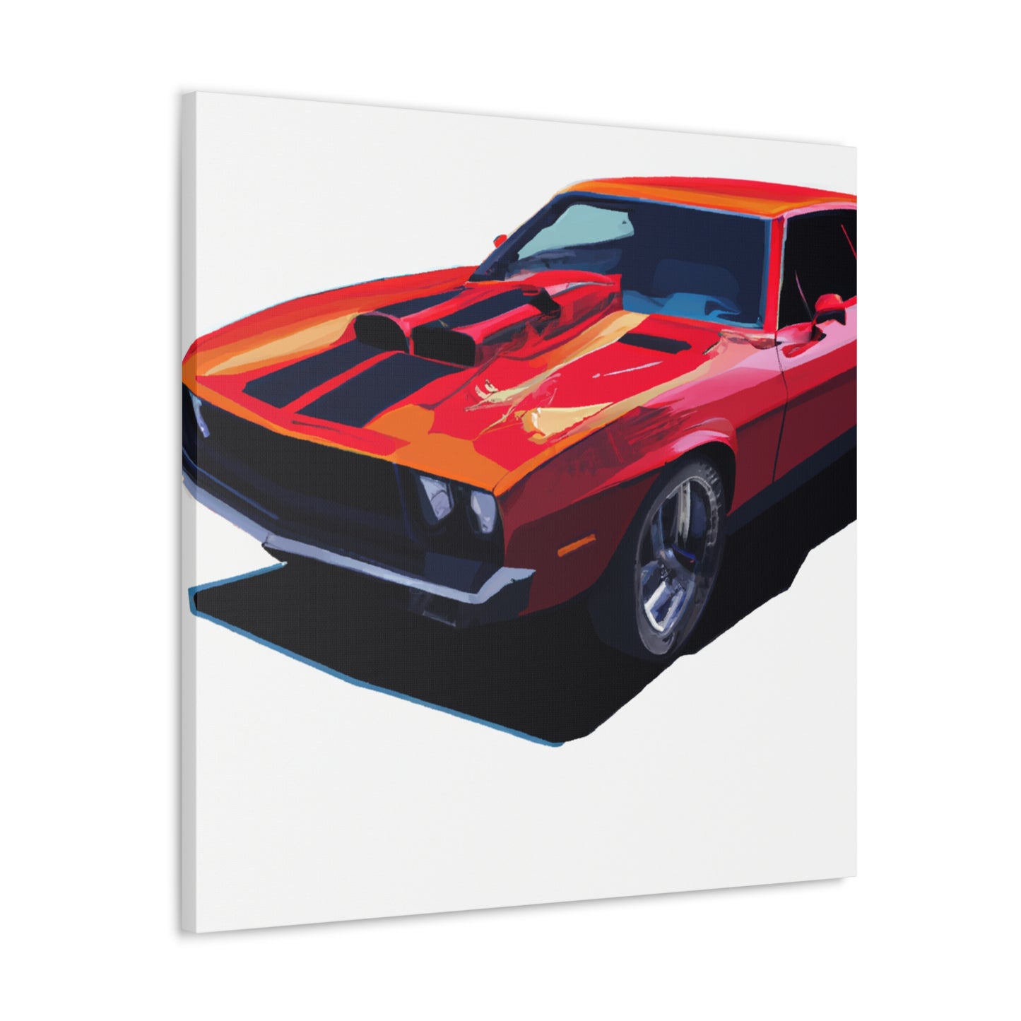 Hot Rod Thunder - Automobile - Canvas
