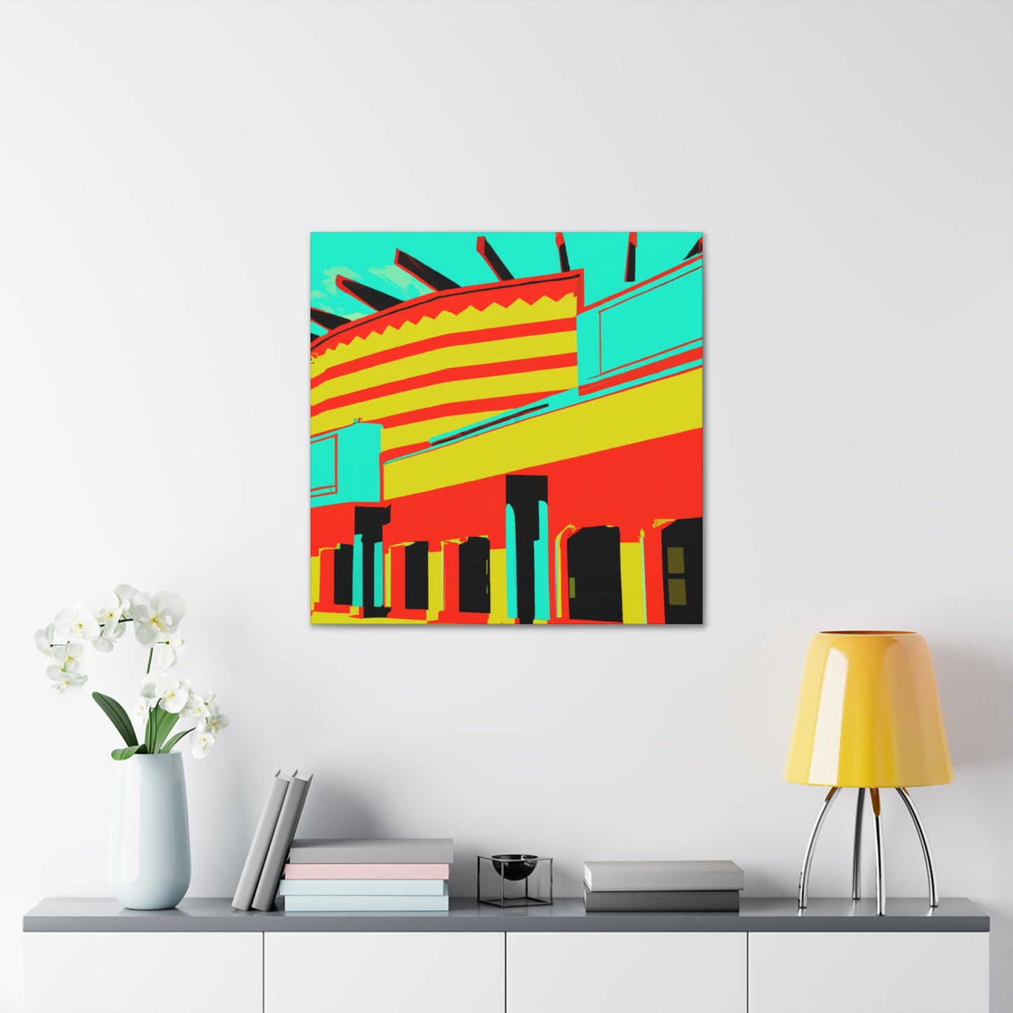 Western StoreFront - Architectural Canvas Pop Artt