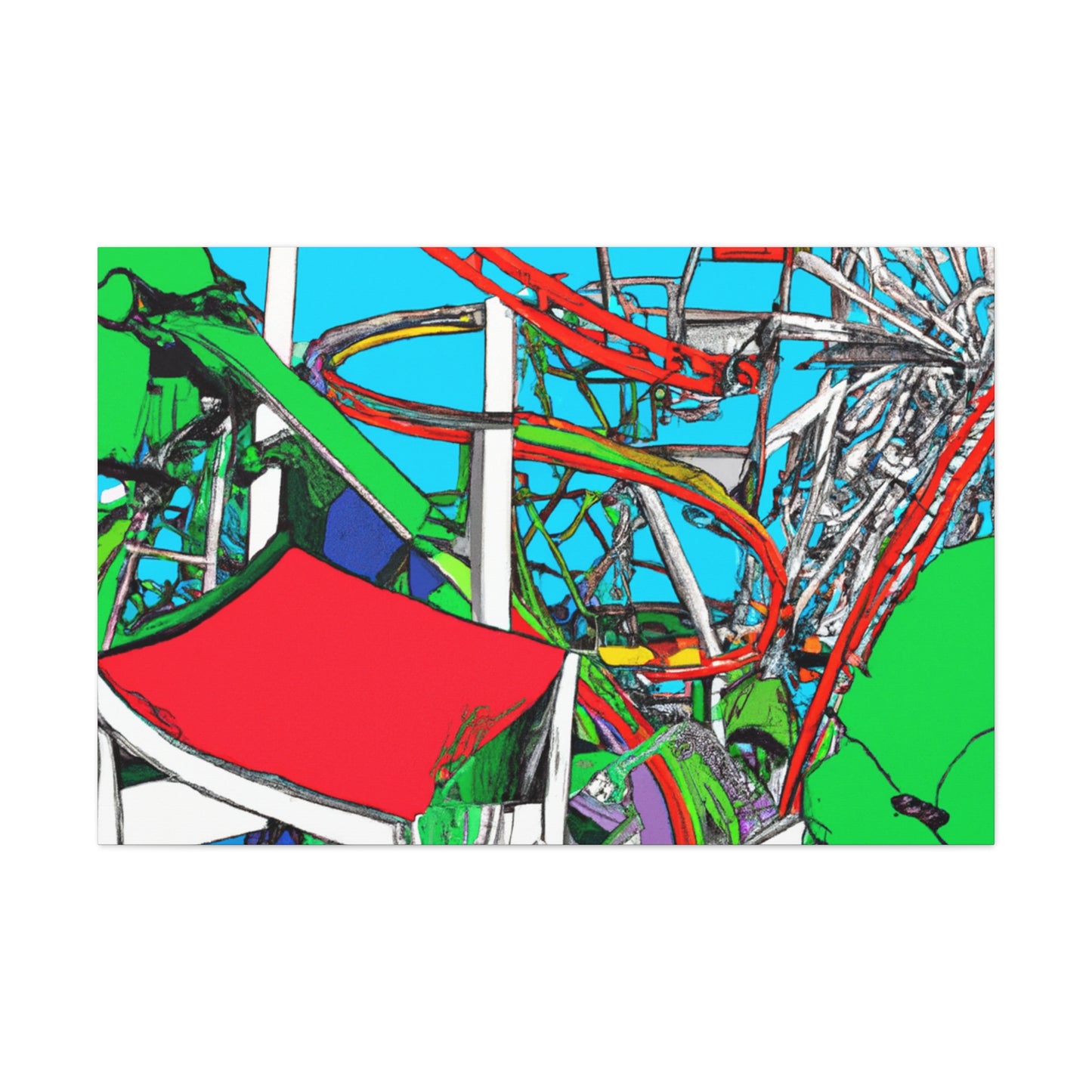 Arcadia Splashes - Amusement - Canvas