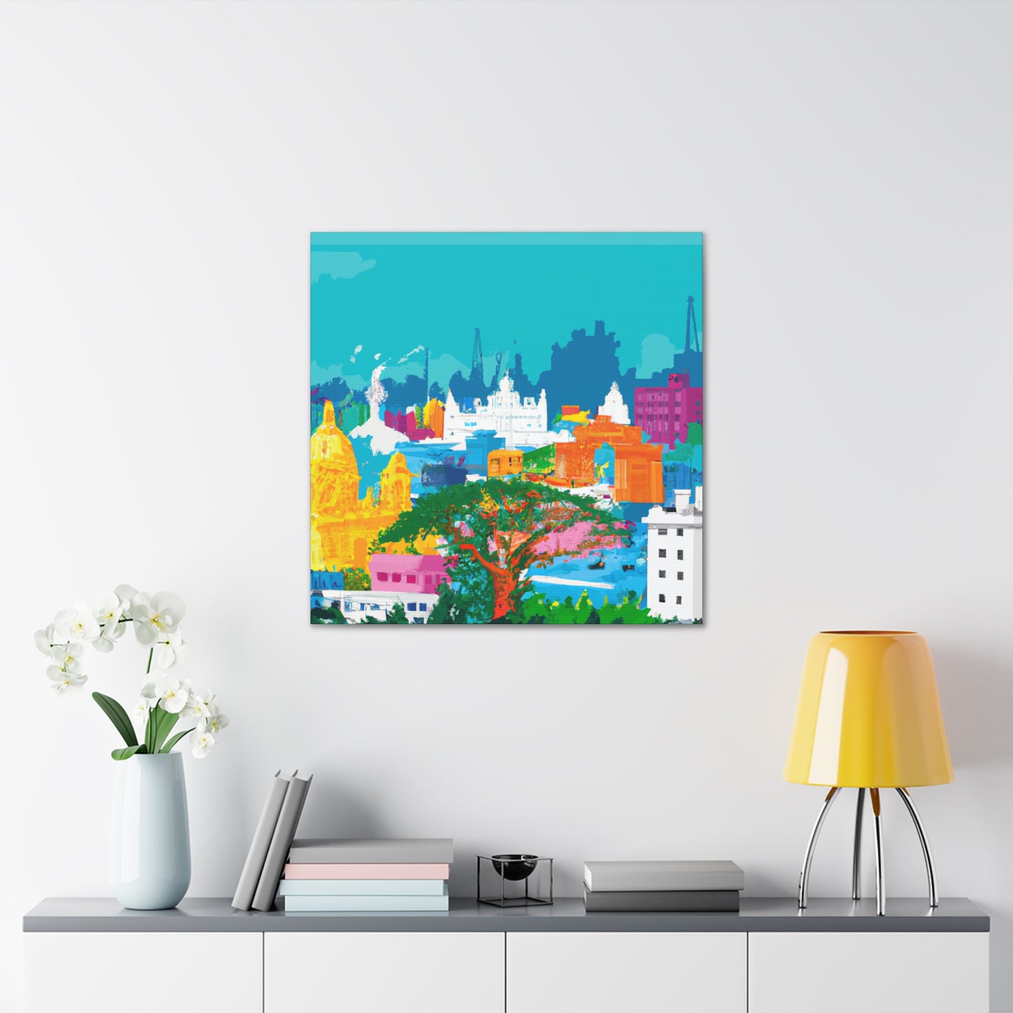 Ajanta Hills - Destination India - Canvas