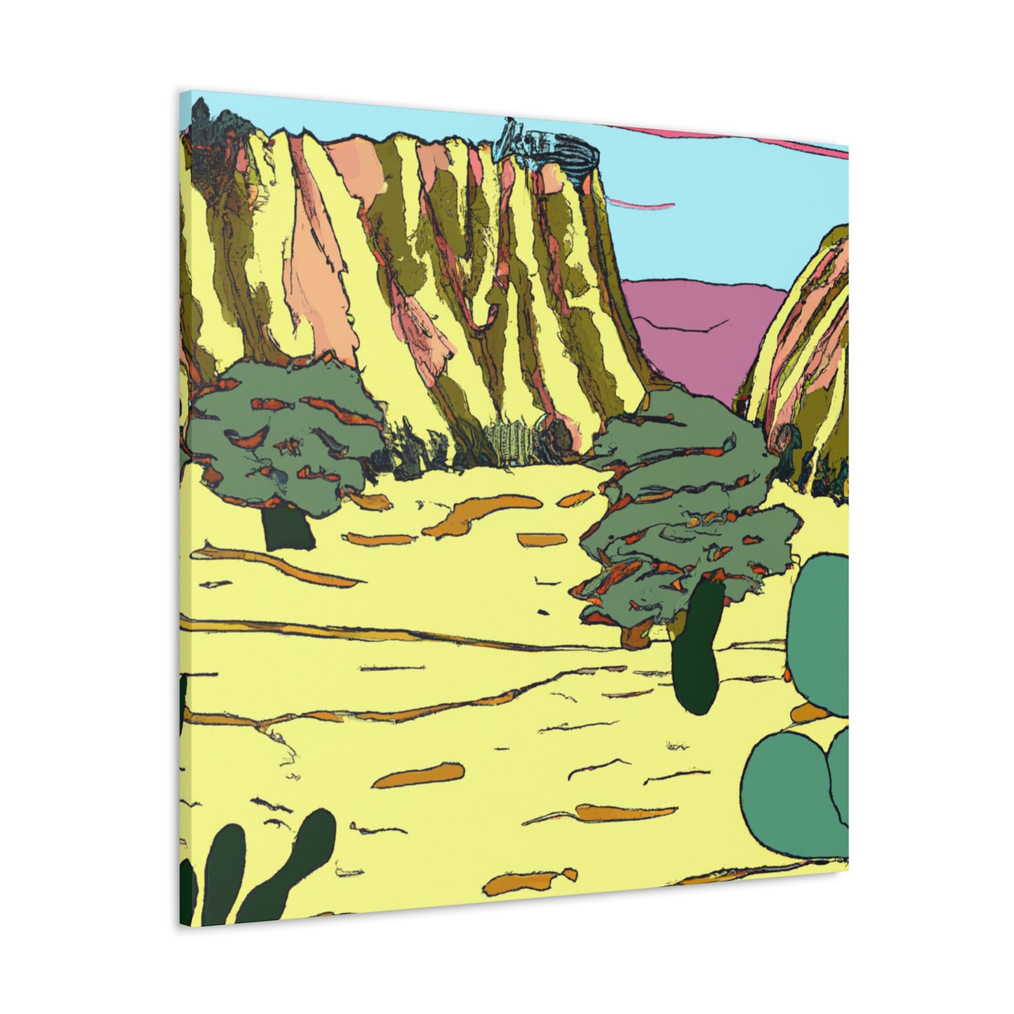 Dusty Mirage-Landscape - Canvas