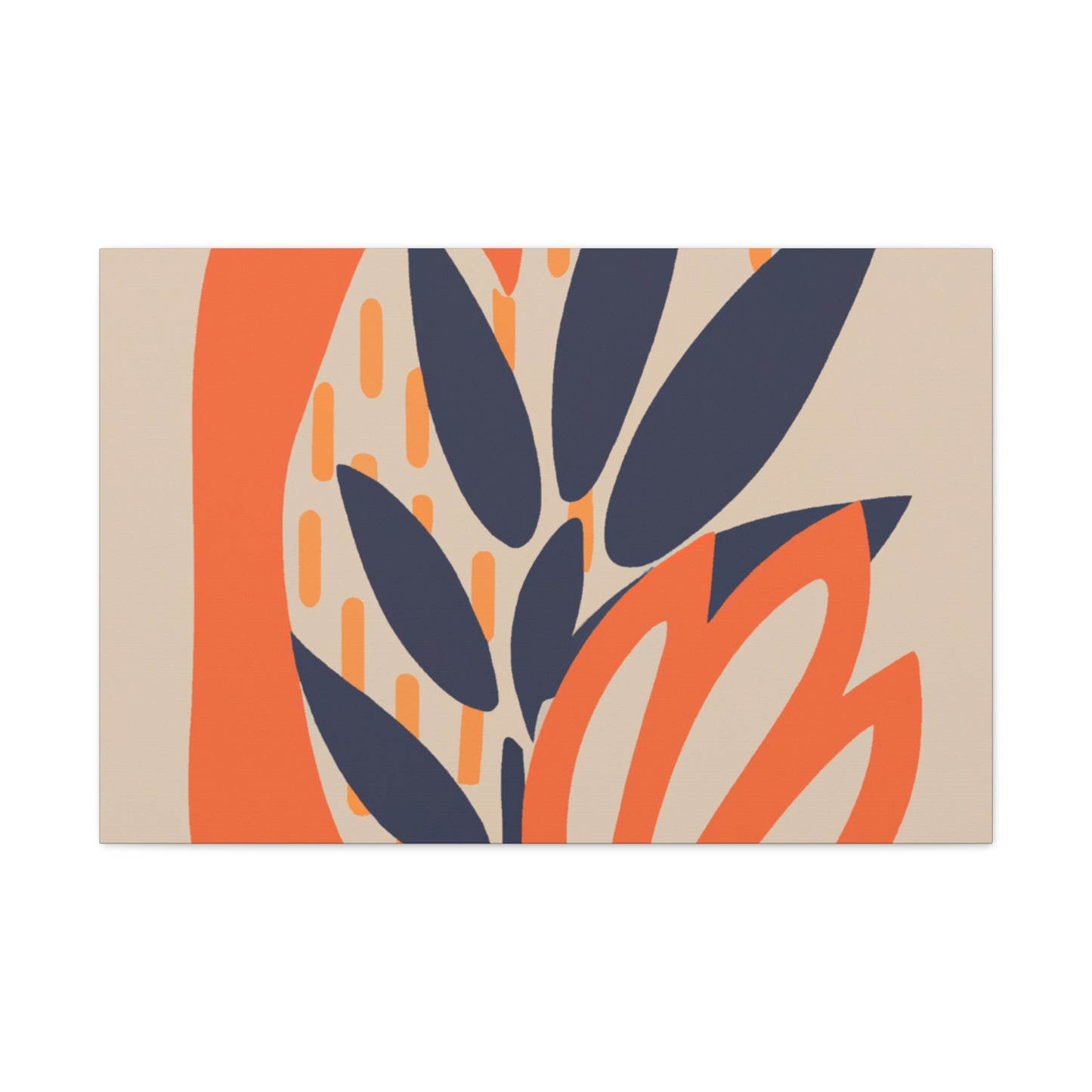 Blooming - Midcentury Floral Canvas