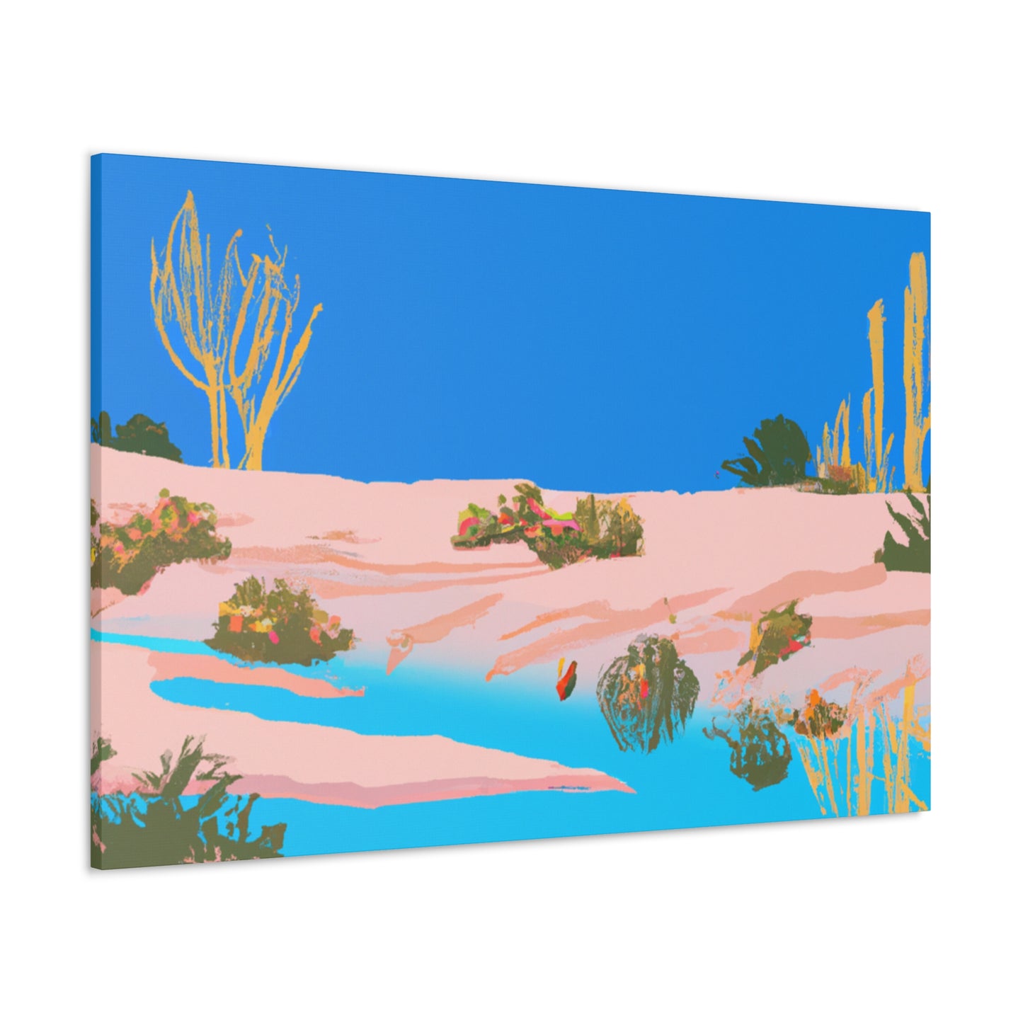 Blue Desert Mirage – Landscape - Canvas