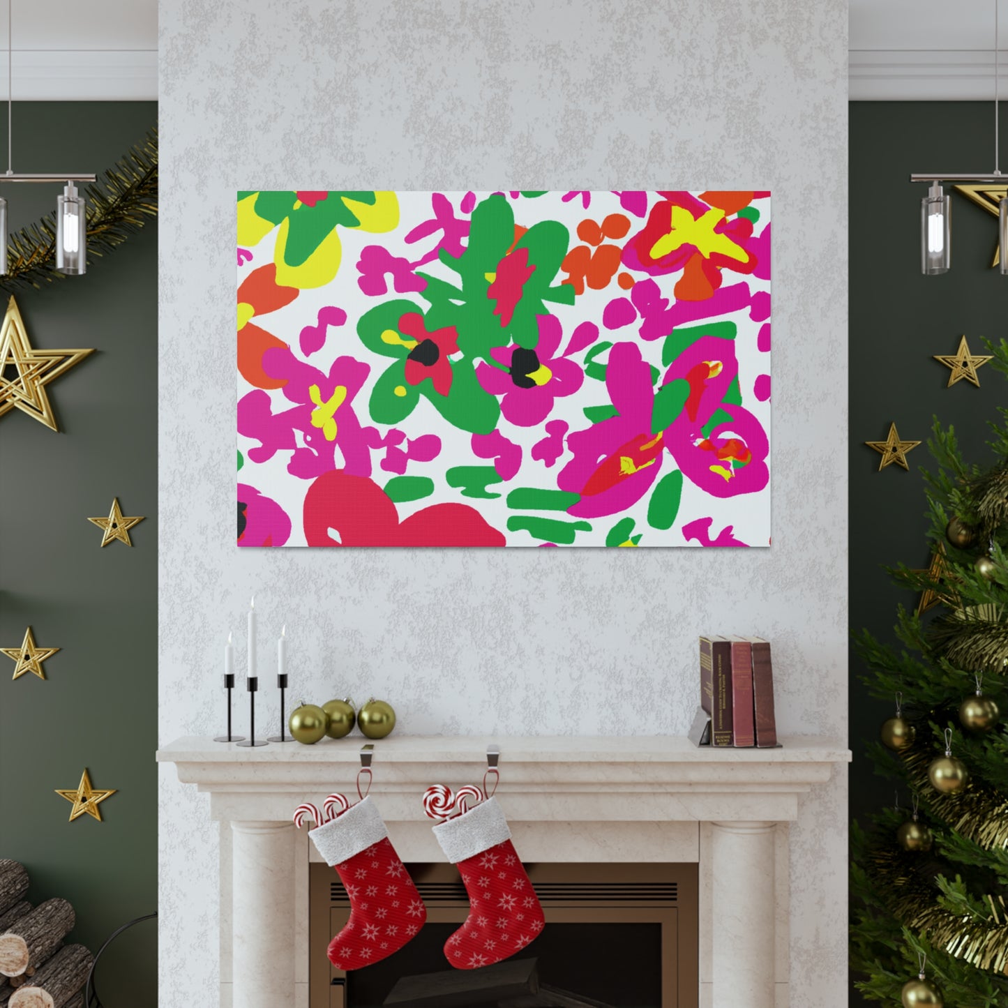 "The Bouquet of Spring's Blooms" - Floral Canvas