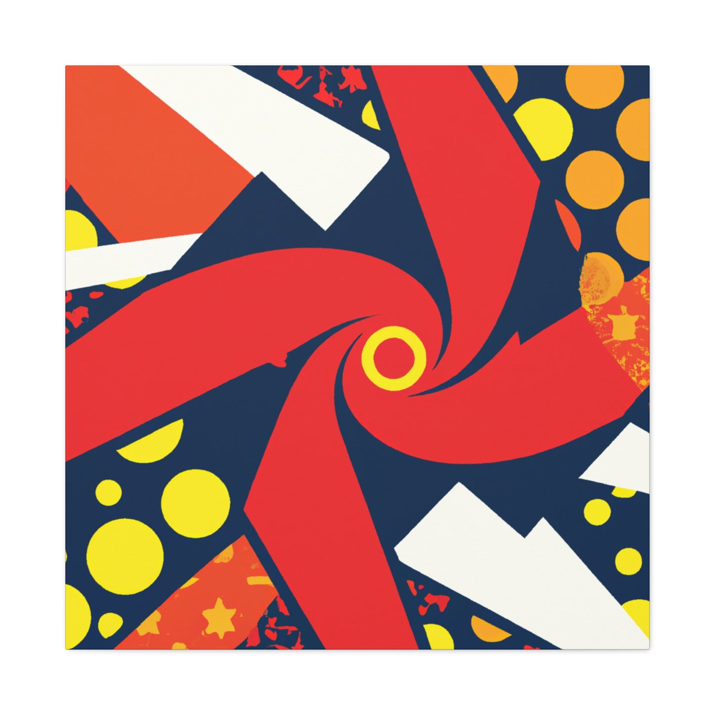 "Asteroid Bloom - Midcentury" - Canvas