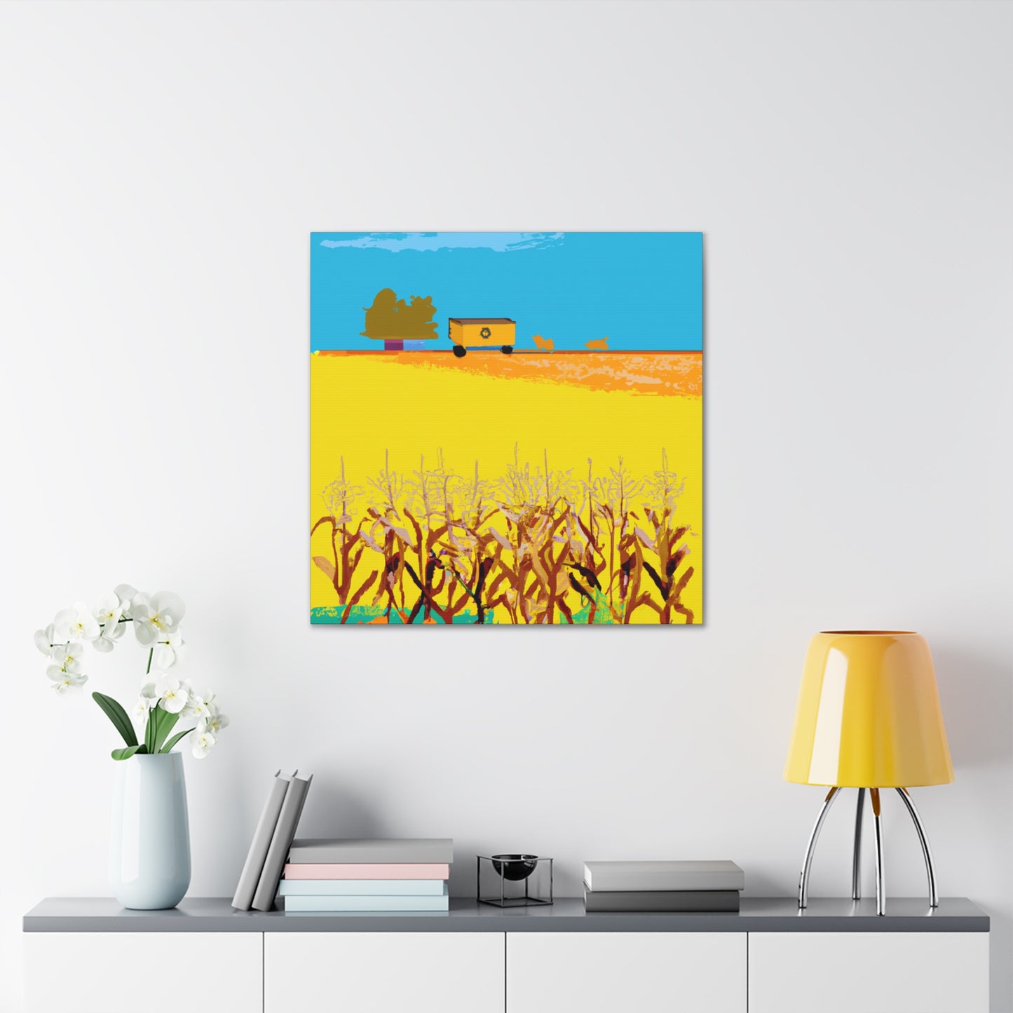 Wheat Fields - Farm - Canvas