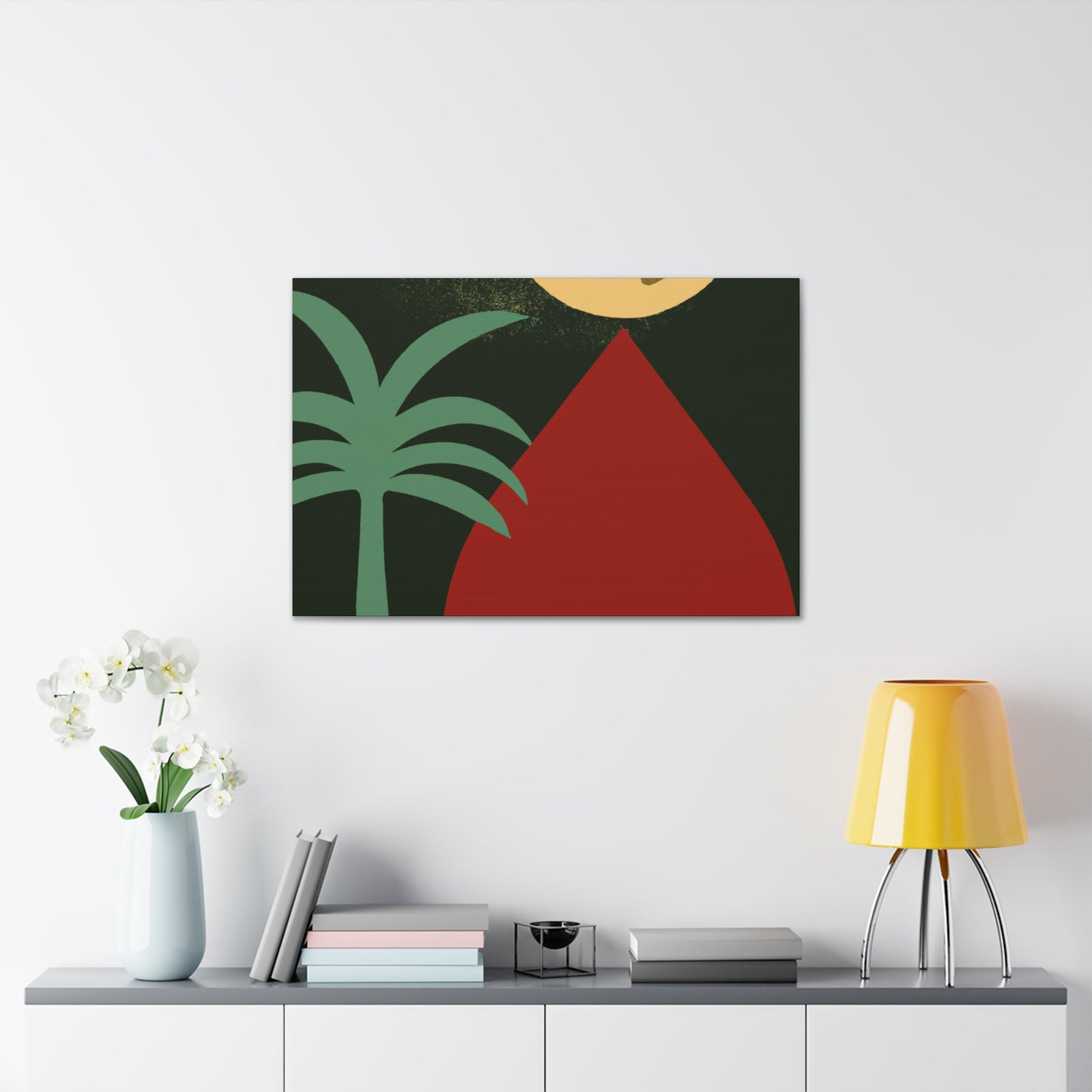"Majestic Vibrancy - Midcentury" - Canvas