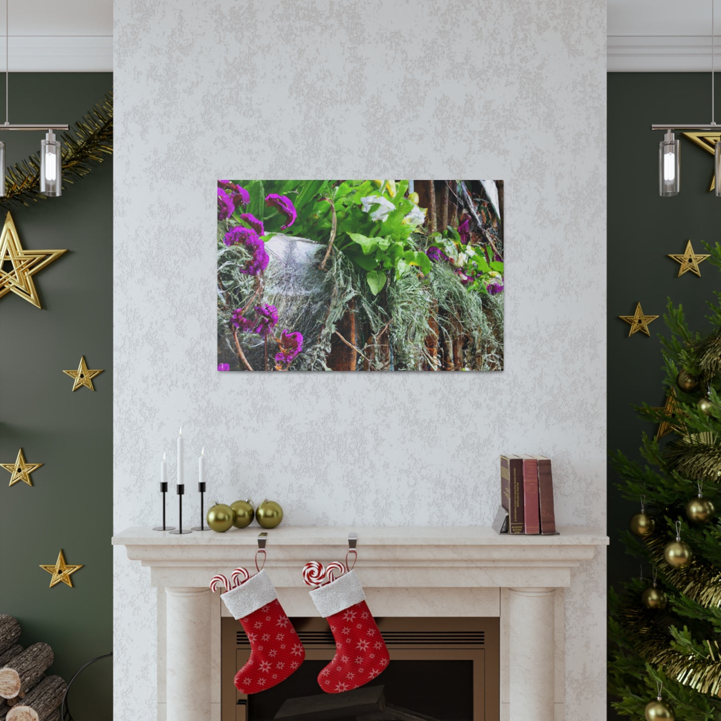 "Garden of Abundance" - Floral Canvas