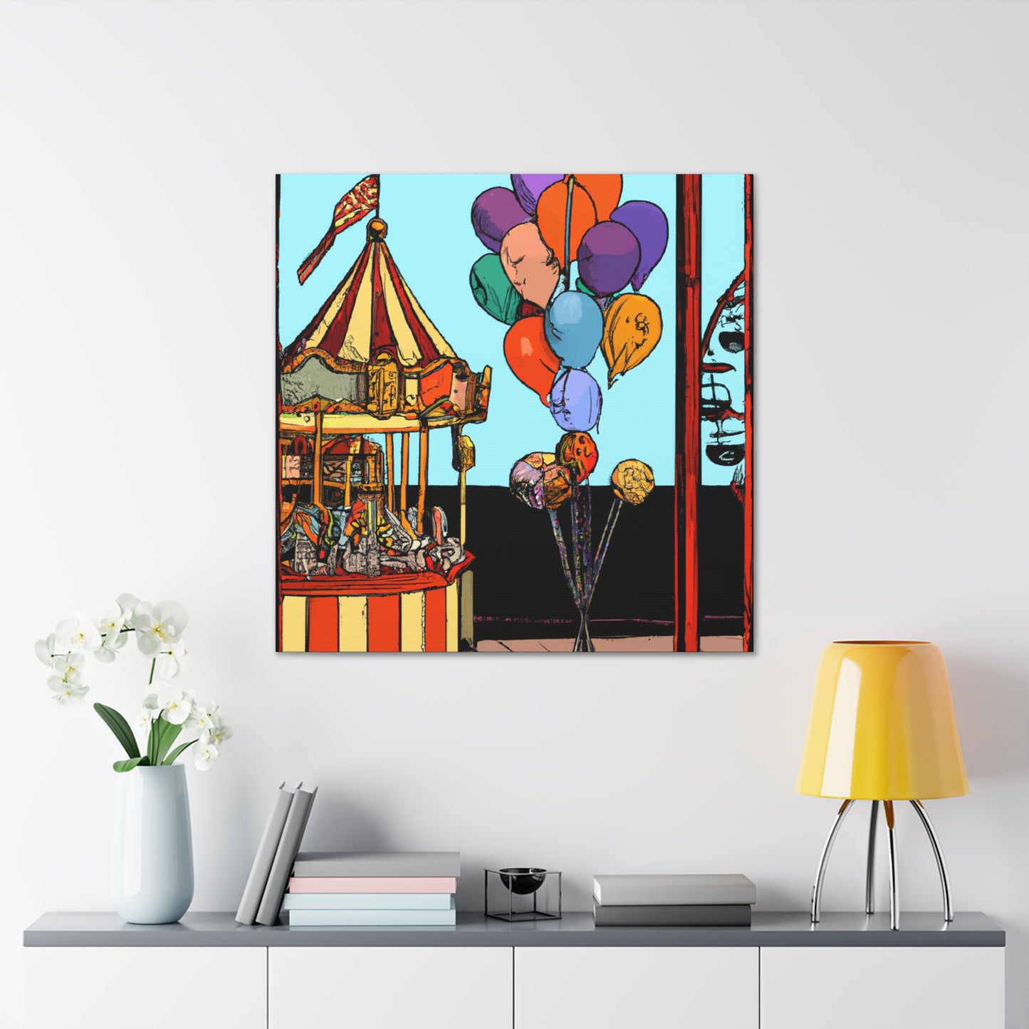 Snicker-Splash Amusement - Canvas